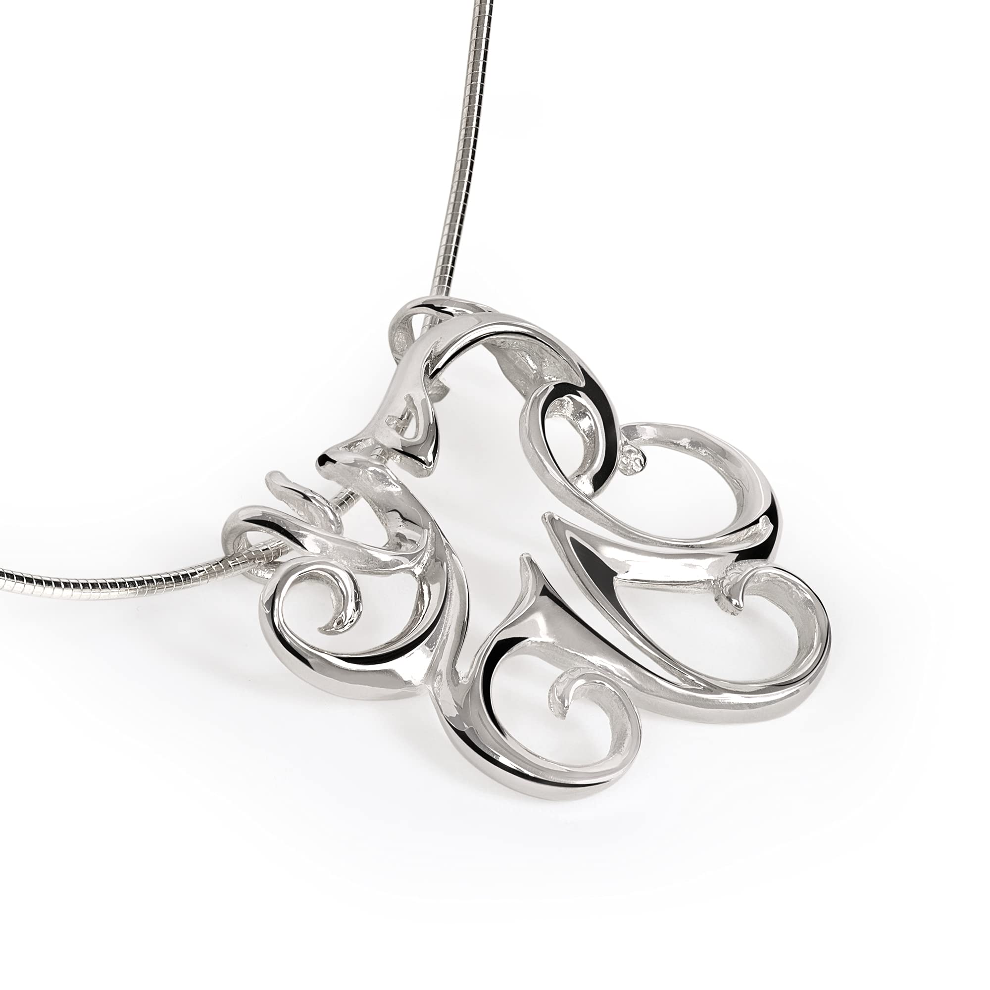 Octopus Necklace for Women - Sterling Silver Octopus Jewelry, Sea Life Pendant, Beachy Gift for Her | Perfect for Beach Vacations, Ocean-Themed Parties & Boho Fashion