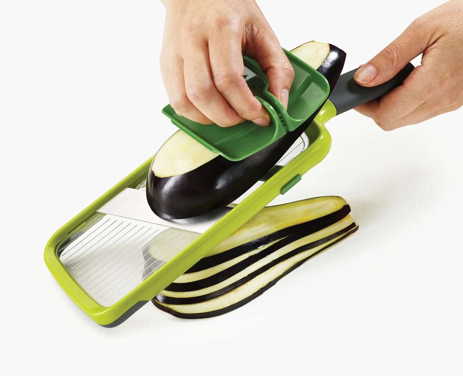 Premium Multi Grip Mandoline Slicer - Green | 5-in-1 Adjustable Vegetable Cutter for Kitchen | Perfect for Slicing, Dicing, Julienning & Grating Vegetables - Ideal for Salads, Meal Prep & Healthy Cooking