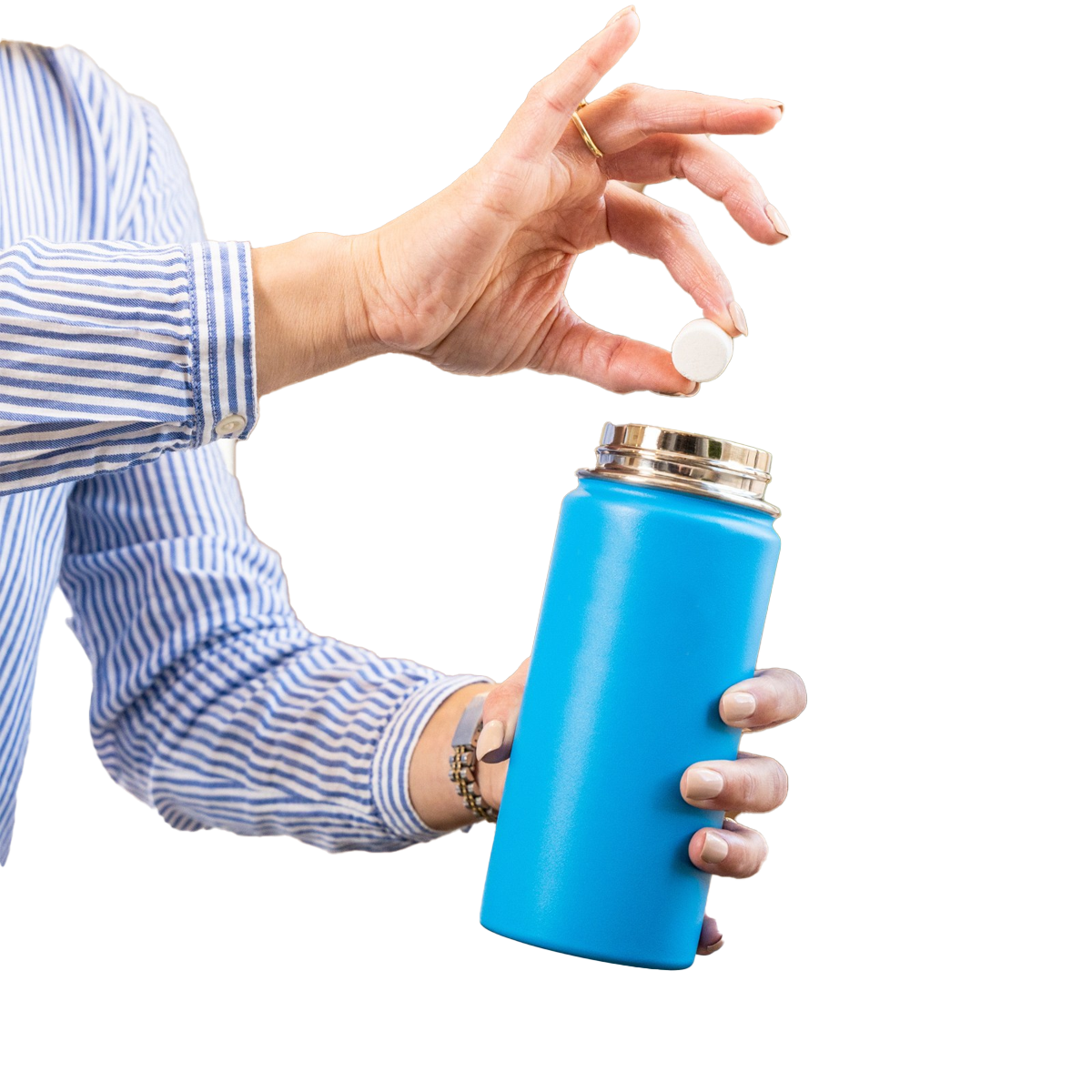 Bottle Bright - Stainless Steel Water Bottle Cleaner Tablets, 16 Count | Eco-Friendly, Non-Toxic Cleaning for Hydro Flasks, Yeti, Thermos | Perfect for Travel, Gym, Hiking & Outdoor Adventures