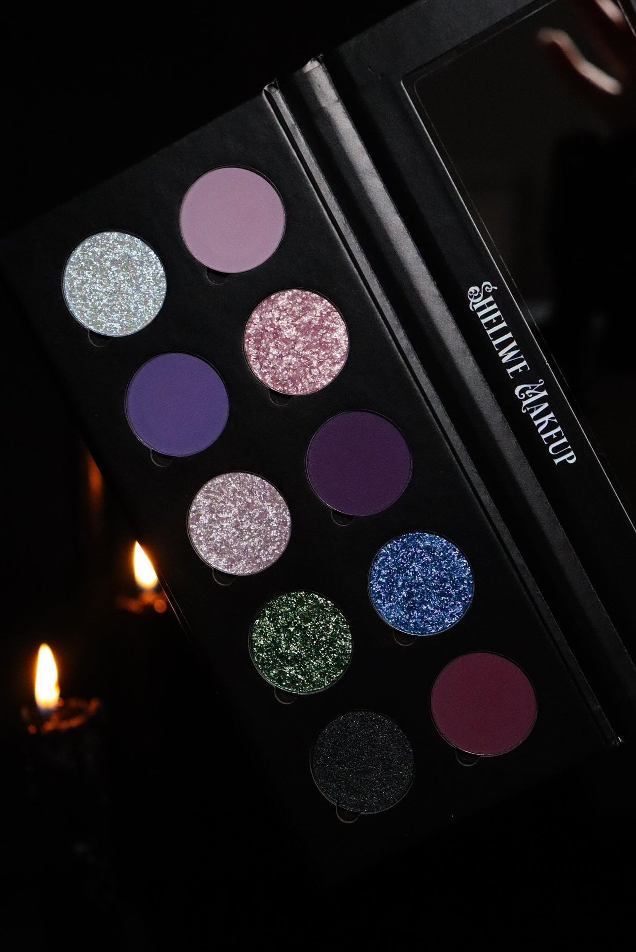 Shellwe Makeup Mist Witch Eyeshadow Palette - 12 Color Matte & Shimmer Eyeshadow Set for Halloween, Cosplay & Party Makeup | Long-Lasting, Highly Pigmented & Blendable | Perfect for Professional & Everyday Use