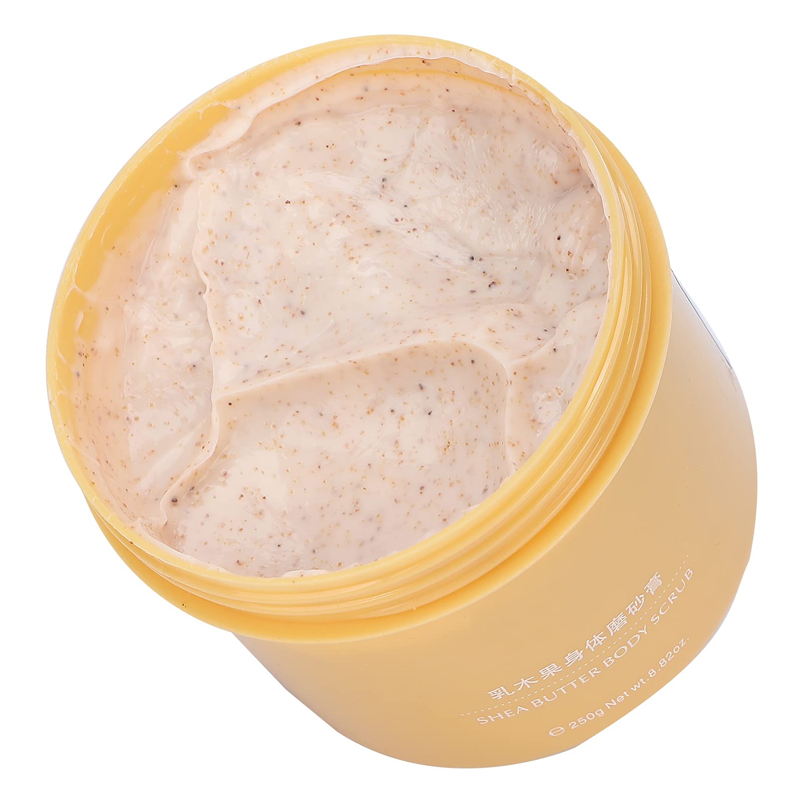 250g Deep Cleansing Body Scrub Cream - Exfoliating & Nourishing Skin Polish for Smooth Soft Skin | Perfect for Spa Day, Dry Skin Care & Pre-Shave Exfoliation