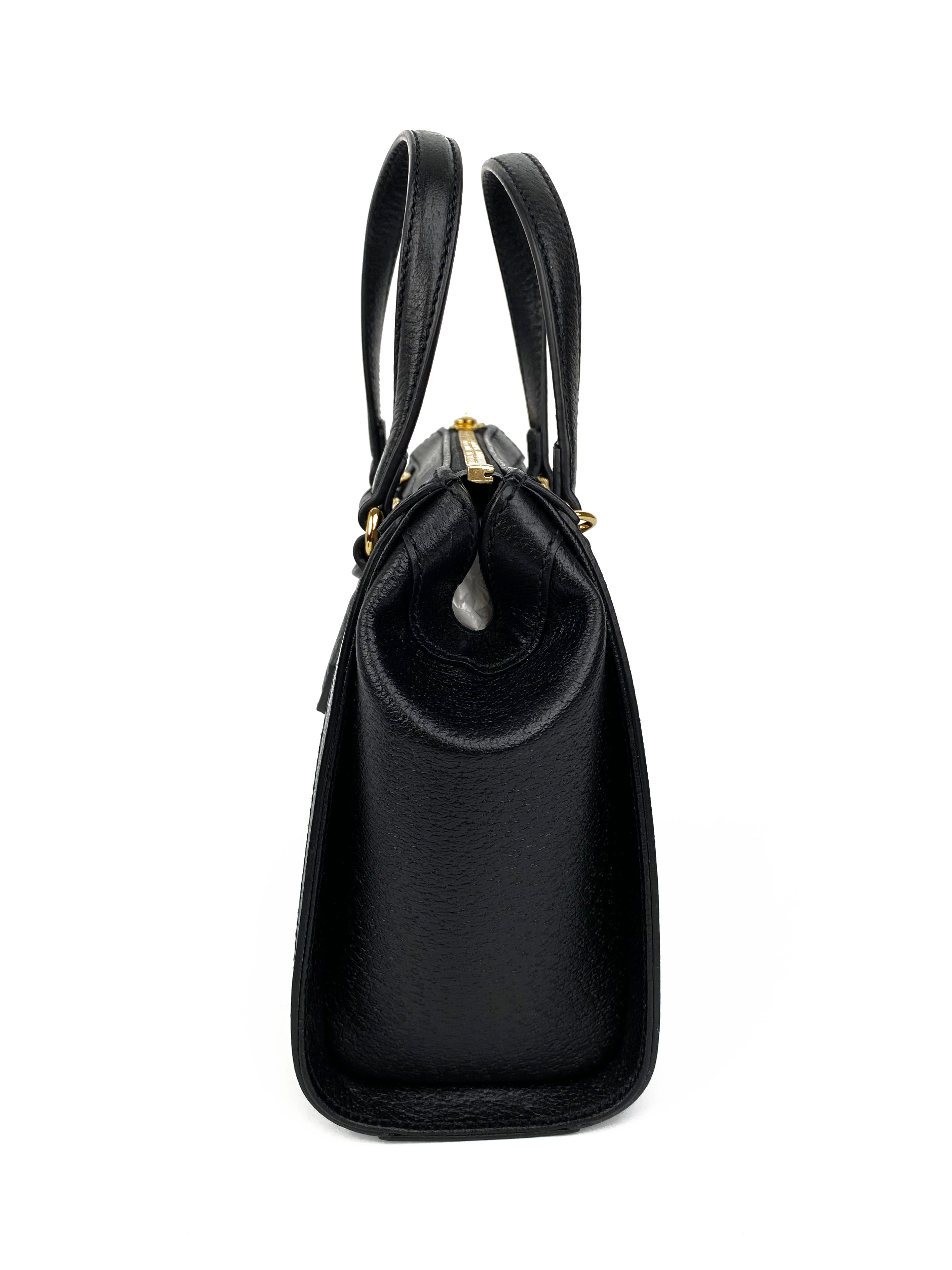 Gucci Small Black Ophidia Tote Bag for Women - Luxury Designer Handbag for Work, Travel & Everyday Use