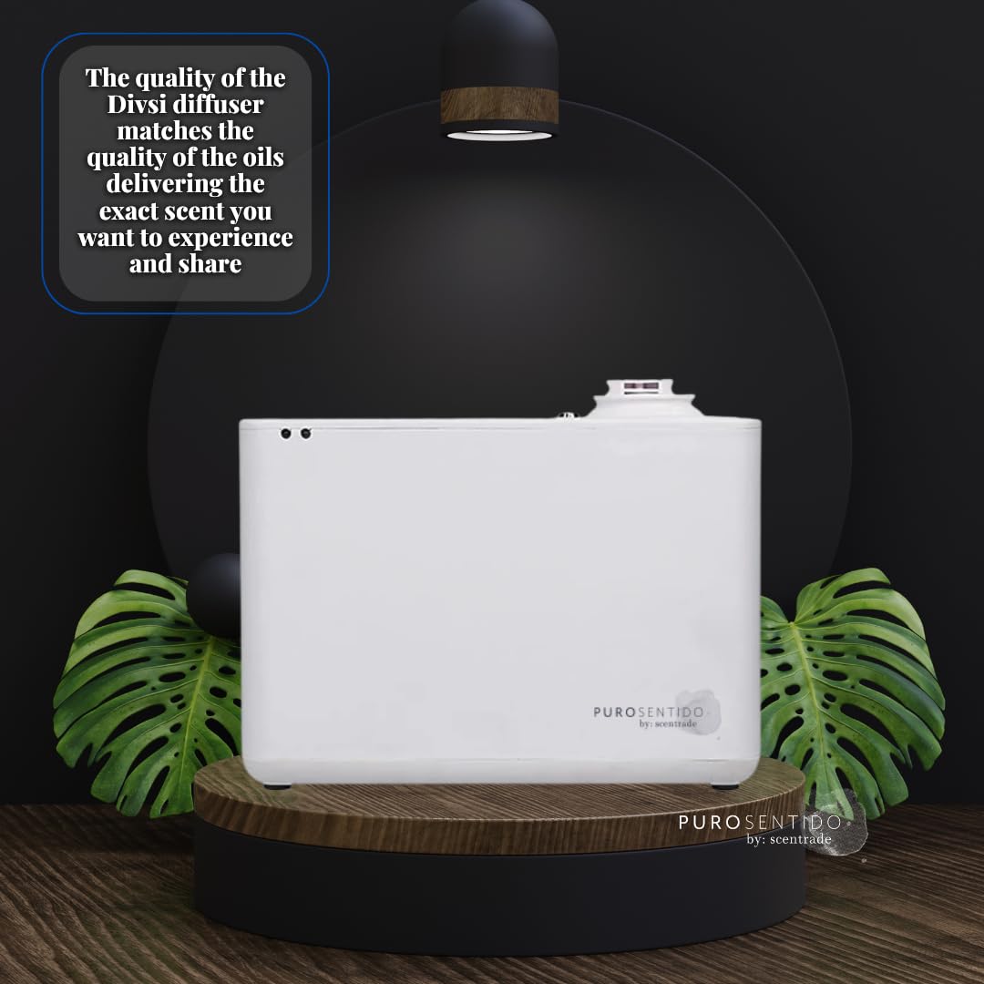 Puro Sentido Aroma Diffuser by Scentrade - Premium Scent Air Machine for Home, Office & Hotel | Large Room Essential Oil Diffuser | HVAC Compatible for Fresh Air Circulation | Perfect for Relaxation, Aromatherapy & Creating Inviting Spaces