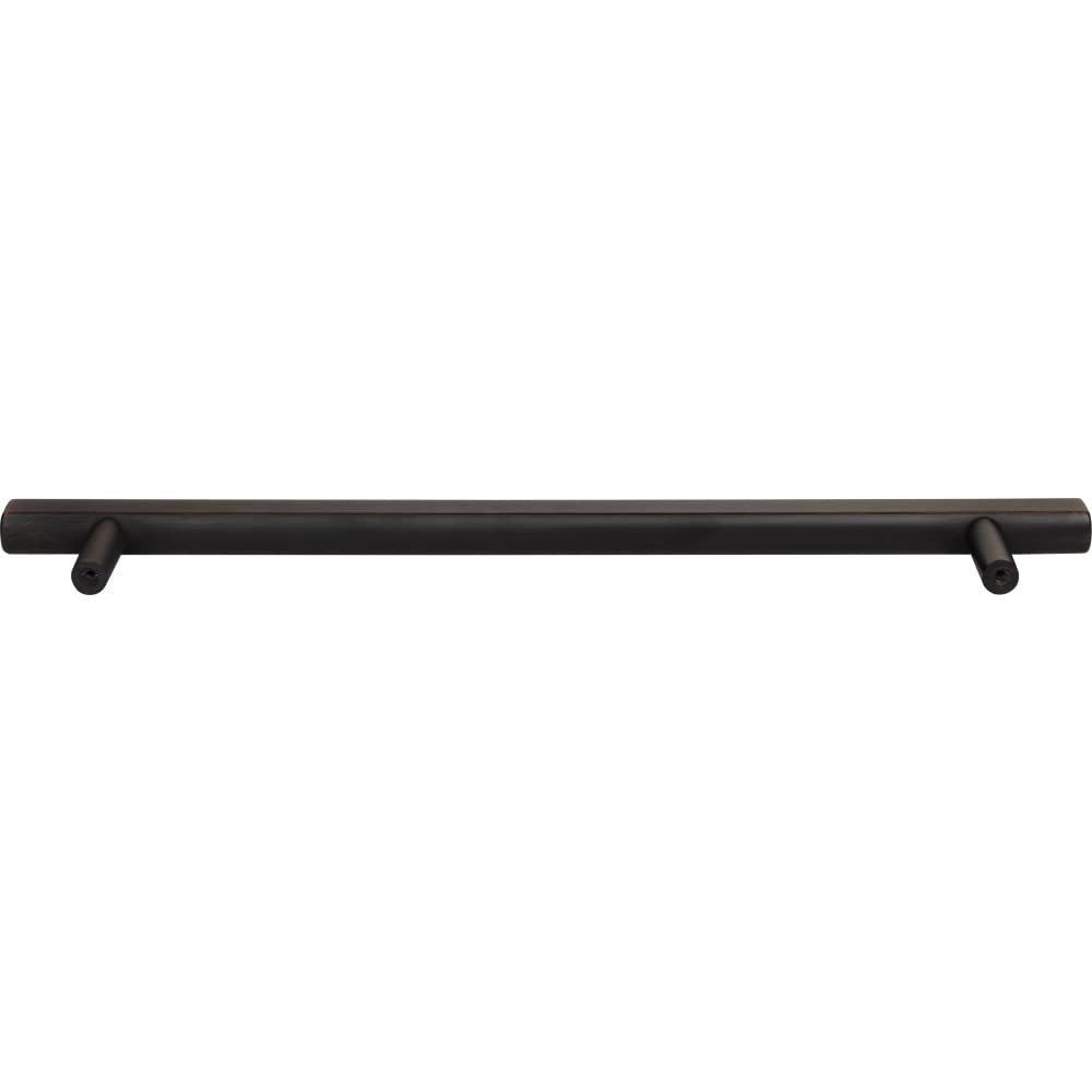 Jeffrey Alexander 12 Inch Brushed Oil Rubbed Bronze Square Cabinet Pull - Dominique Collection Appliance Handle for Kitchen Cabinets, Drawers & Furniture Hardware Upgrade