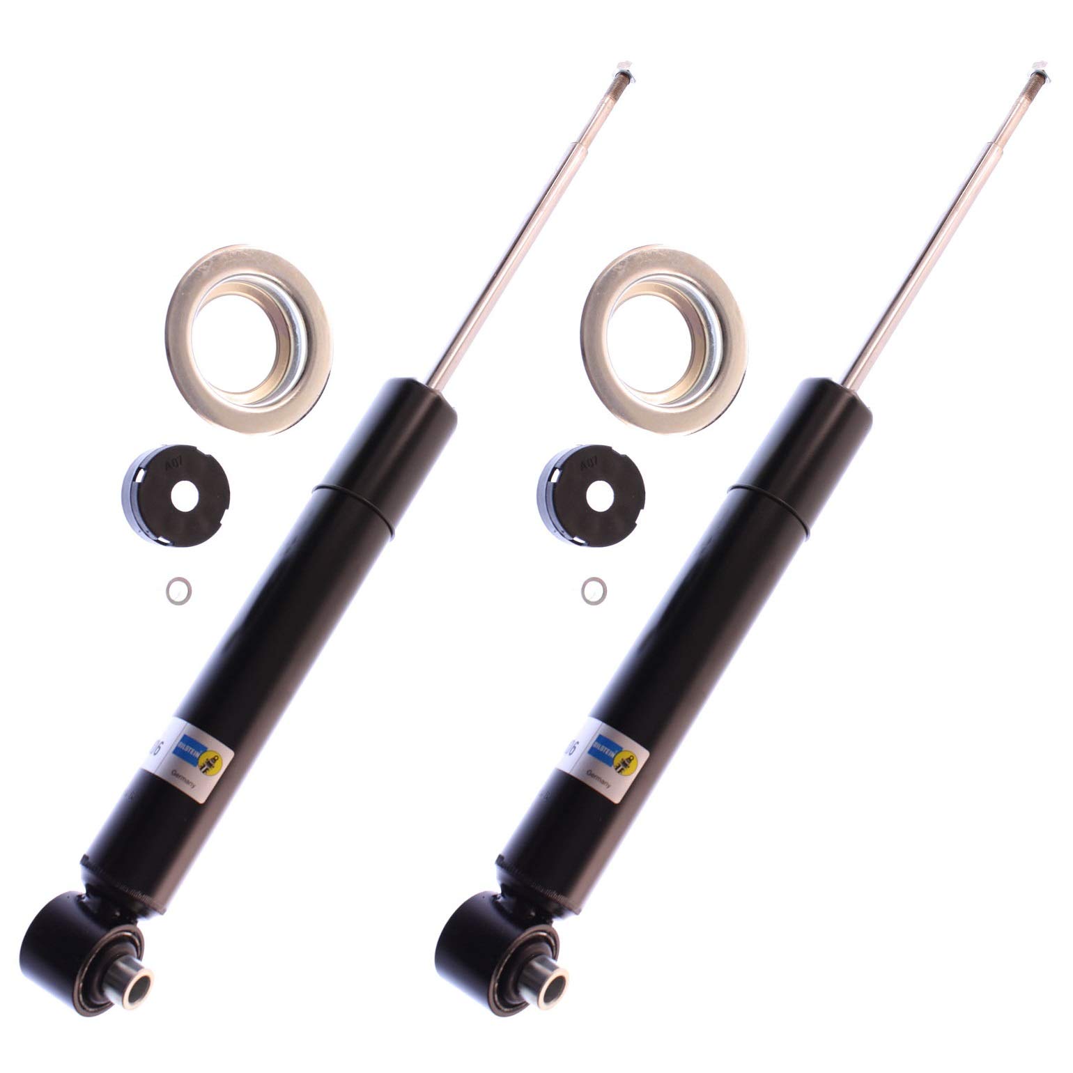 Bilstein B4 Rear Shock Absorbers Pair Set of 2 for BMW 5 Series - Non Self-Leveling Suspension Replacement Parts | Perfect for Smooth Ride & Enhanced Vehicle Stability on Highways & City Roads