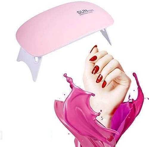 Vroxy Portable Foldable USB Nail Curing Lamp - Compact UV LED Gel Nail Light for Professional & Home Manicures - Perfect for Travel, Salon & DIY Gel Polish Application (1Pcs)
