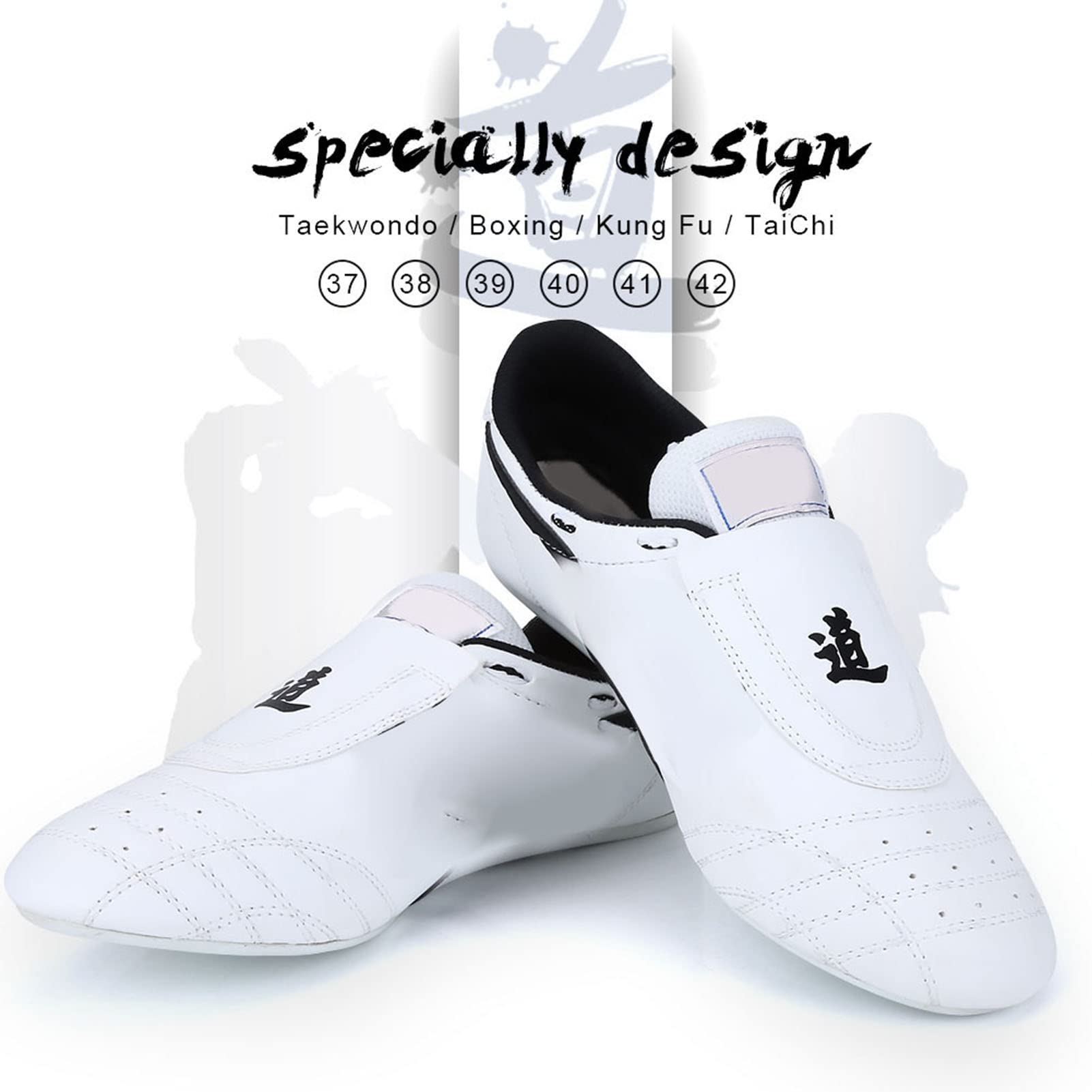 Best Taekwondo Shoes for Men & Women - Lightweight Kung Fu & Tai Chi Training Shoes with Storage Bag - Perfect for Martial Arts, Boxing, and Road Running