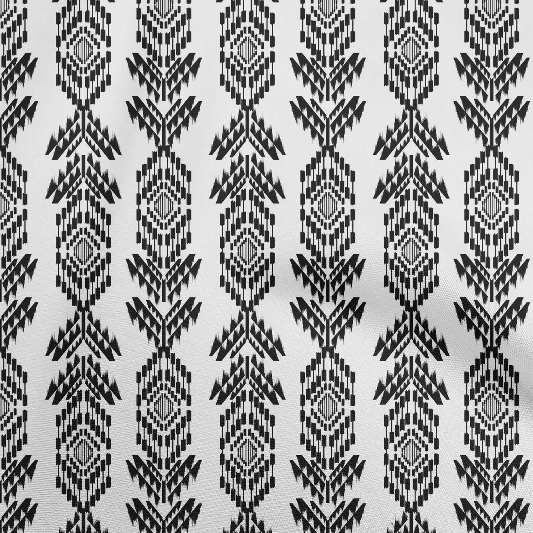 Premium 100% Cotton Poplin Twill Black Fabric - 56
