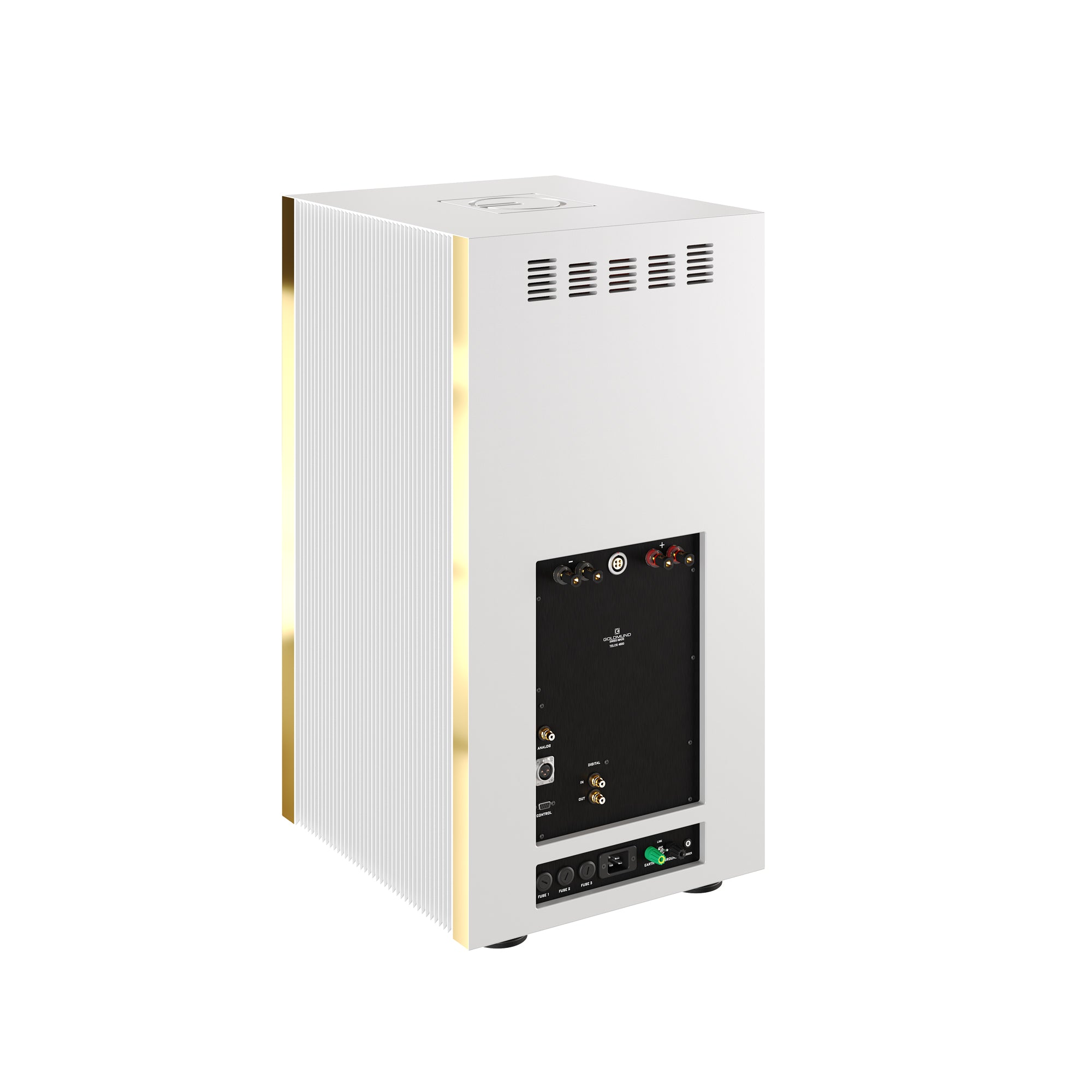 Goldmund TELOS 4800 High-End Mono Power Amplifier - Premium Audio Equipment for Home Theater & Professional Studio Use