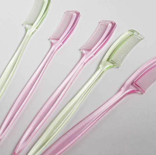 20PCS 3.5 Inch Plastic Mini Eyelash Comb & Eyebrow Brush - Mascara Separator Tool for Lash & Brow Makeup (Random Colors) - Perfect for Salon, Home Use & Travel Makeup Kit