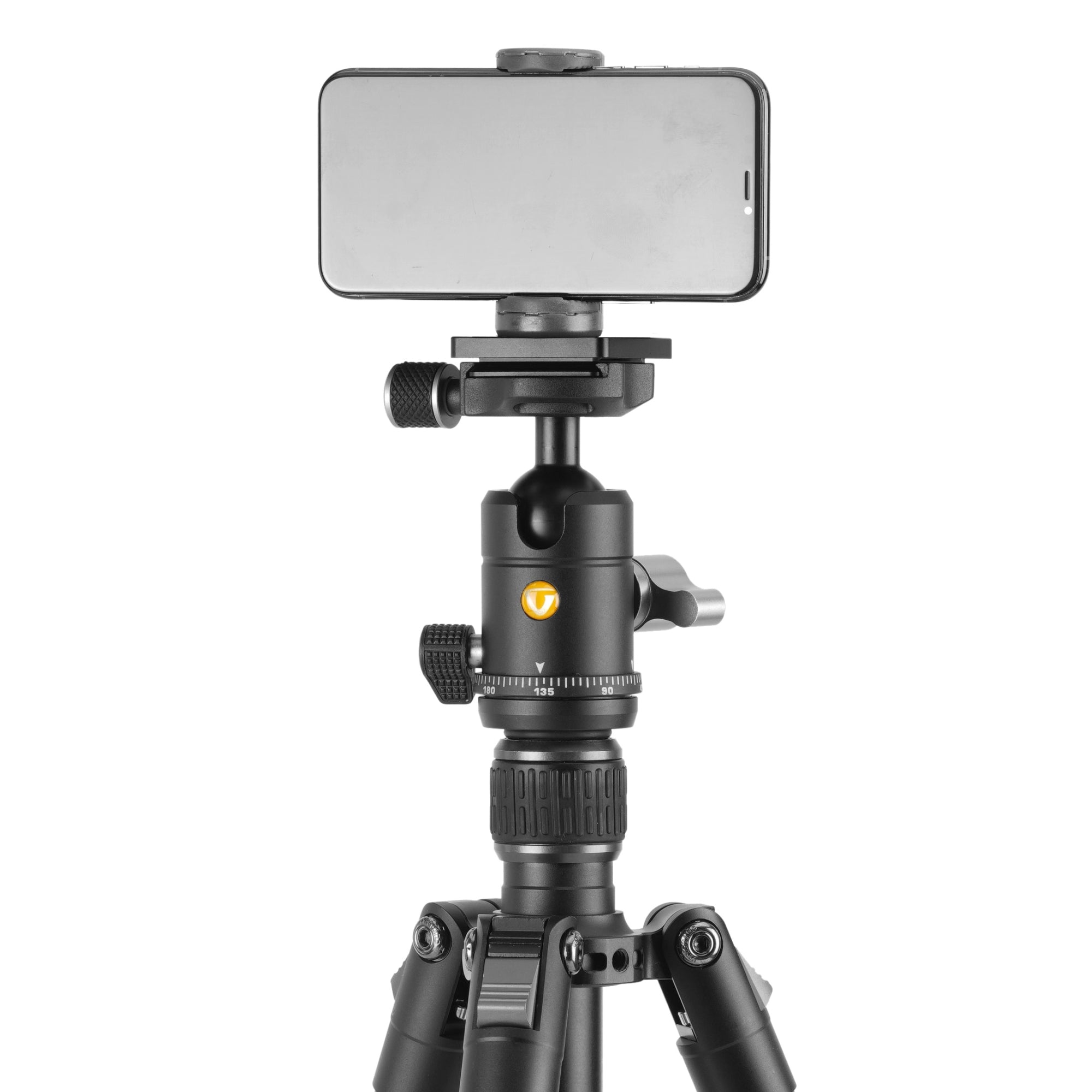 Vesta GO 234AB Lightweight Aluminum Travel Tripod with 360° Ball Head - Compact & Stable for Photography, Hiking, and Outdoor Adventures
