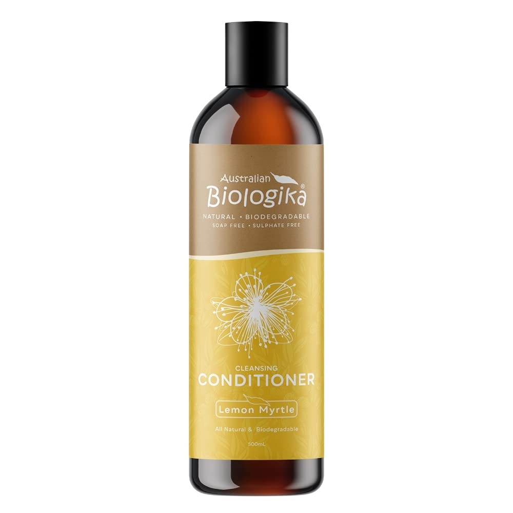 Biologika Lemon Myrtle Hair Conditioner for Oily Scalp - 16.9 fl oz Natural Deep Moisturizing Treatment - Perfect for Daily Use & Post-Workout Hair Care