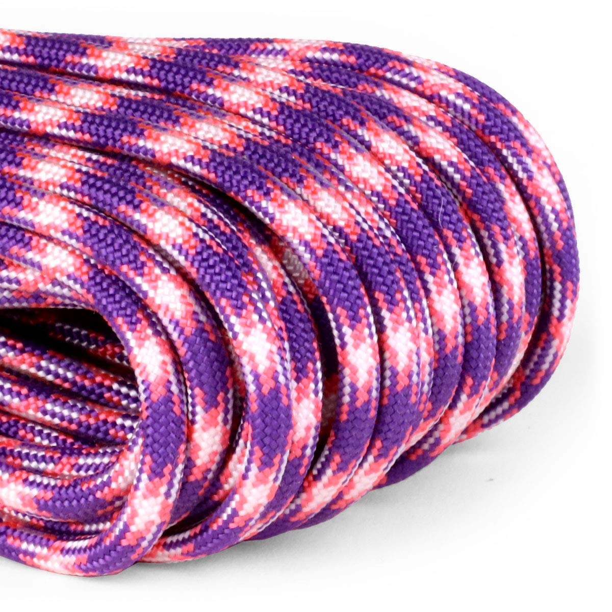 Atwood 550 Paracord 100ft - 7-Strand Nylon Survival Rope for Camping & Crafts (Purple)