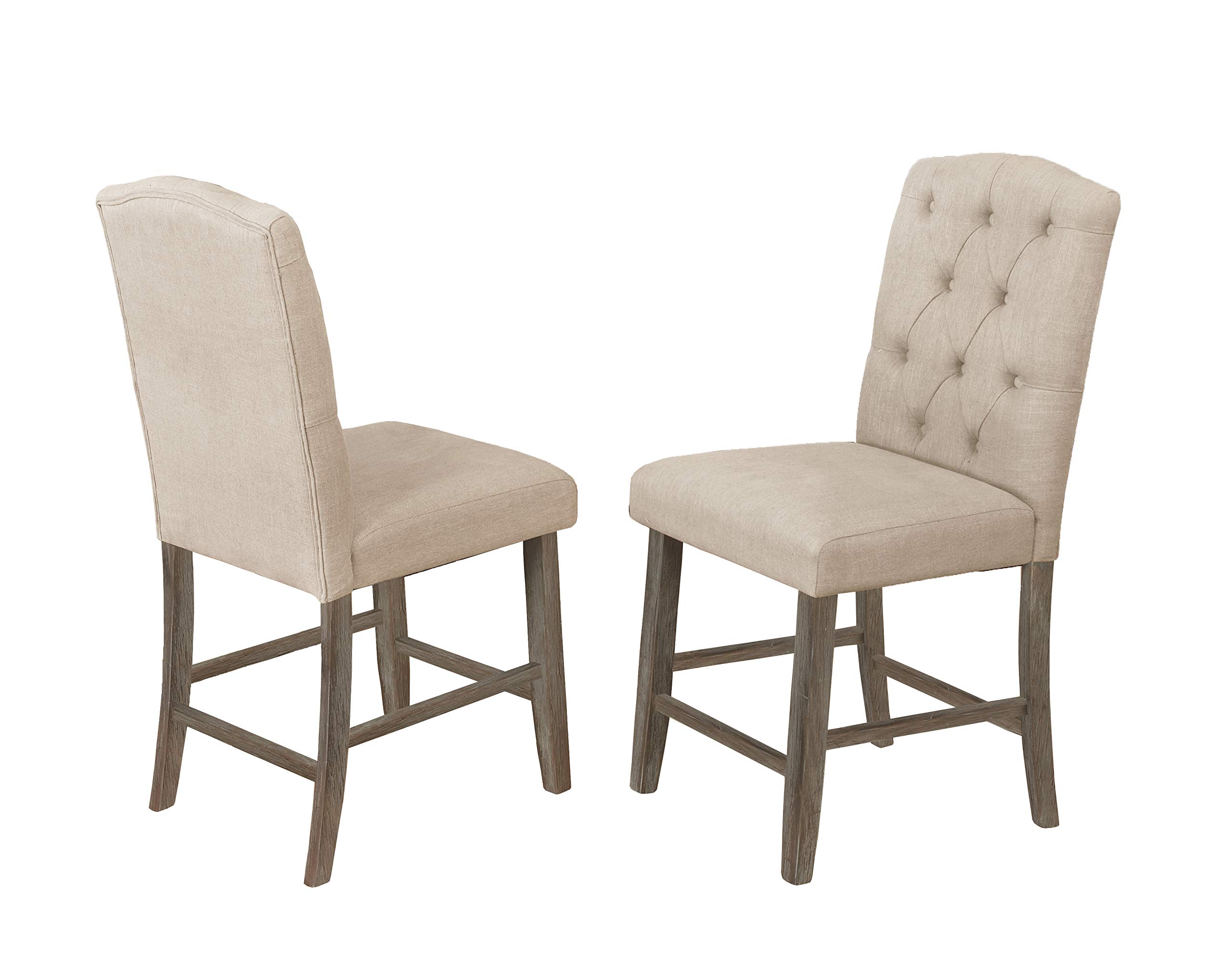 Premium Beige Dining Chairs Set of 4 - High-Quality Modern Upholstered Furniture for Kitchen, Dining Room & Home Decor - Comfortable & Stylish Seating Solution