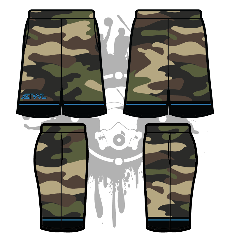 **Camo Tron Men's Full Dye Camo Shorts – Lightweight, Quick-Dry & Comfortable for Outdoor, Hunting & Casual Wear**