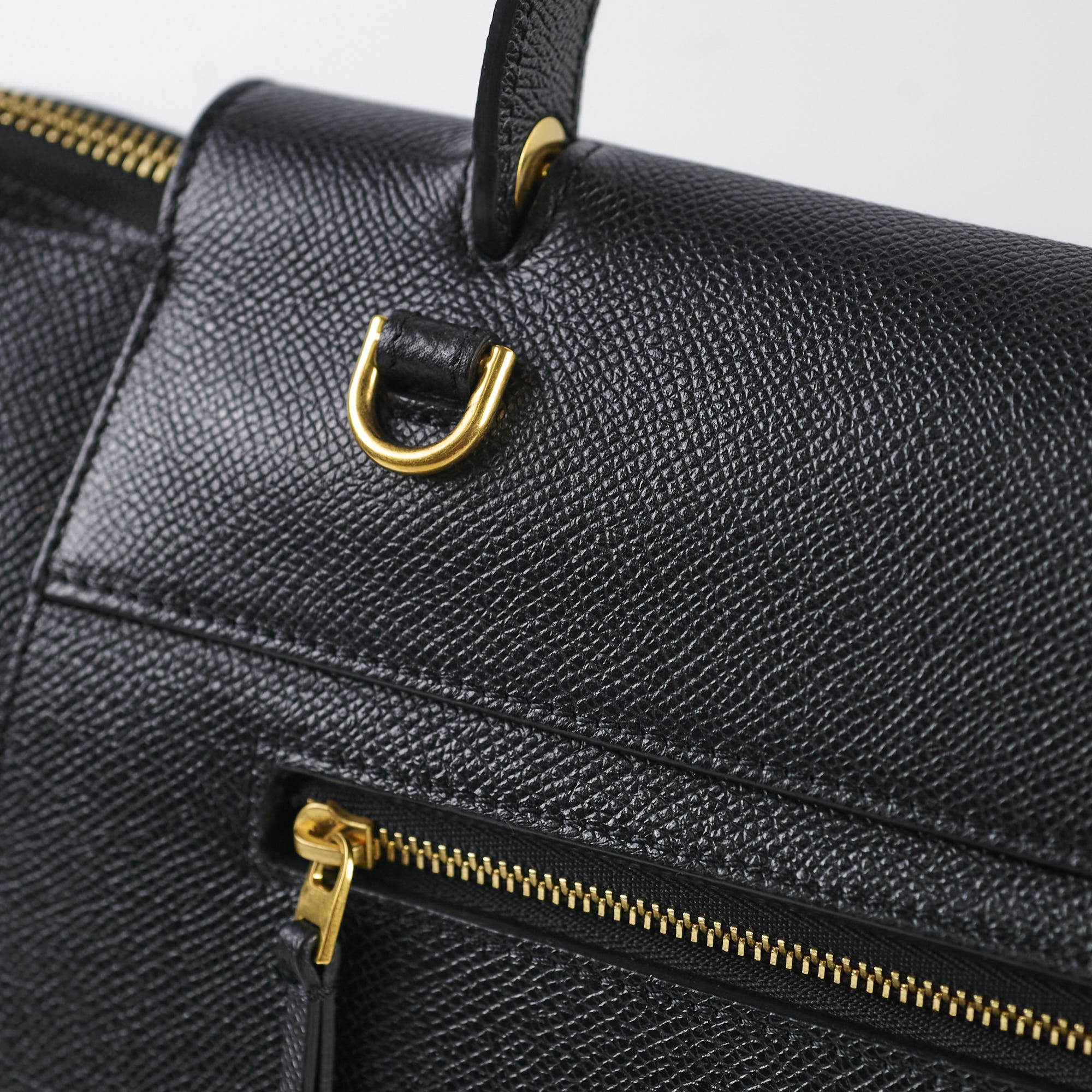 Celine Mini Belt Bag for Women - Genuine Leather Crossbody Shoulder Bag in Black | Perfect for Work, Travel & Everyday Use