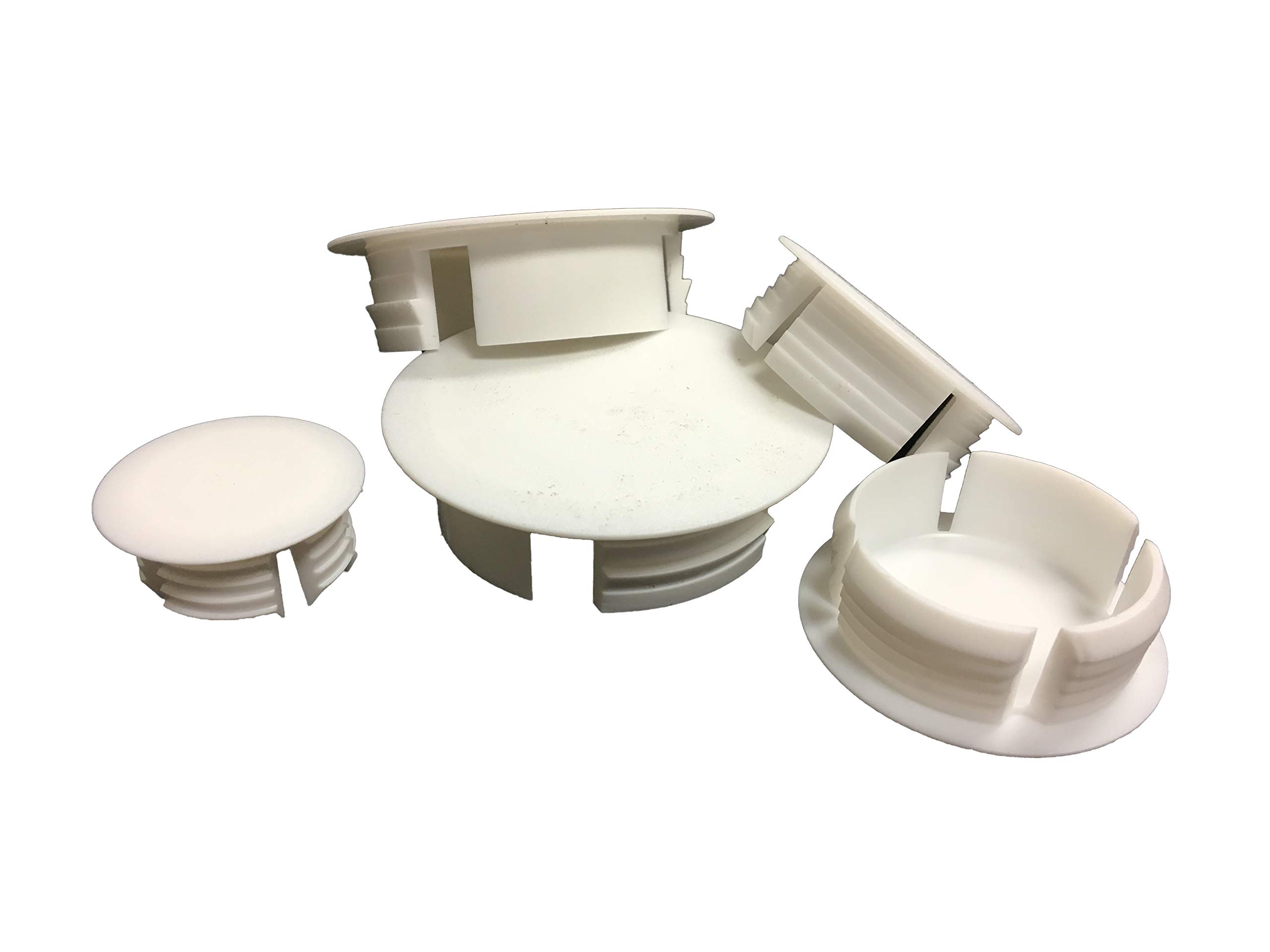 2 Inch Long Nose Plastic Plugs - 250 Pack - Durable Plastic Hole Plugs for DIY, Crafts, and Home Improvement - Perfect for Sealing Holes in Wood, Metal, and Drywall