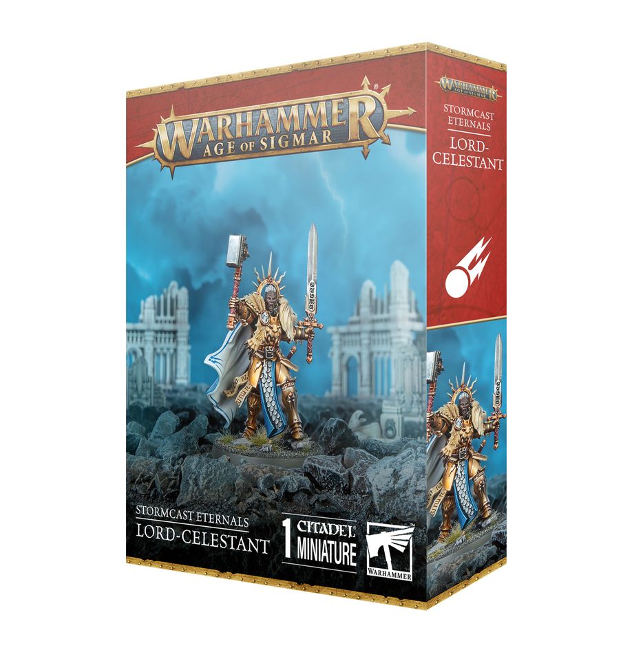Age of Sigmar Stormcast Eternals: Lord Celestant - Warhammer Fantasy Miniature for Tabletop Gaming & Collecting | Perfect for Wargaming Battles & Display