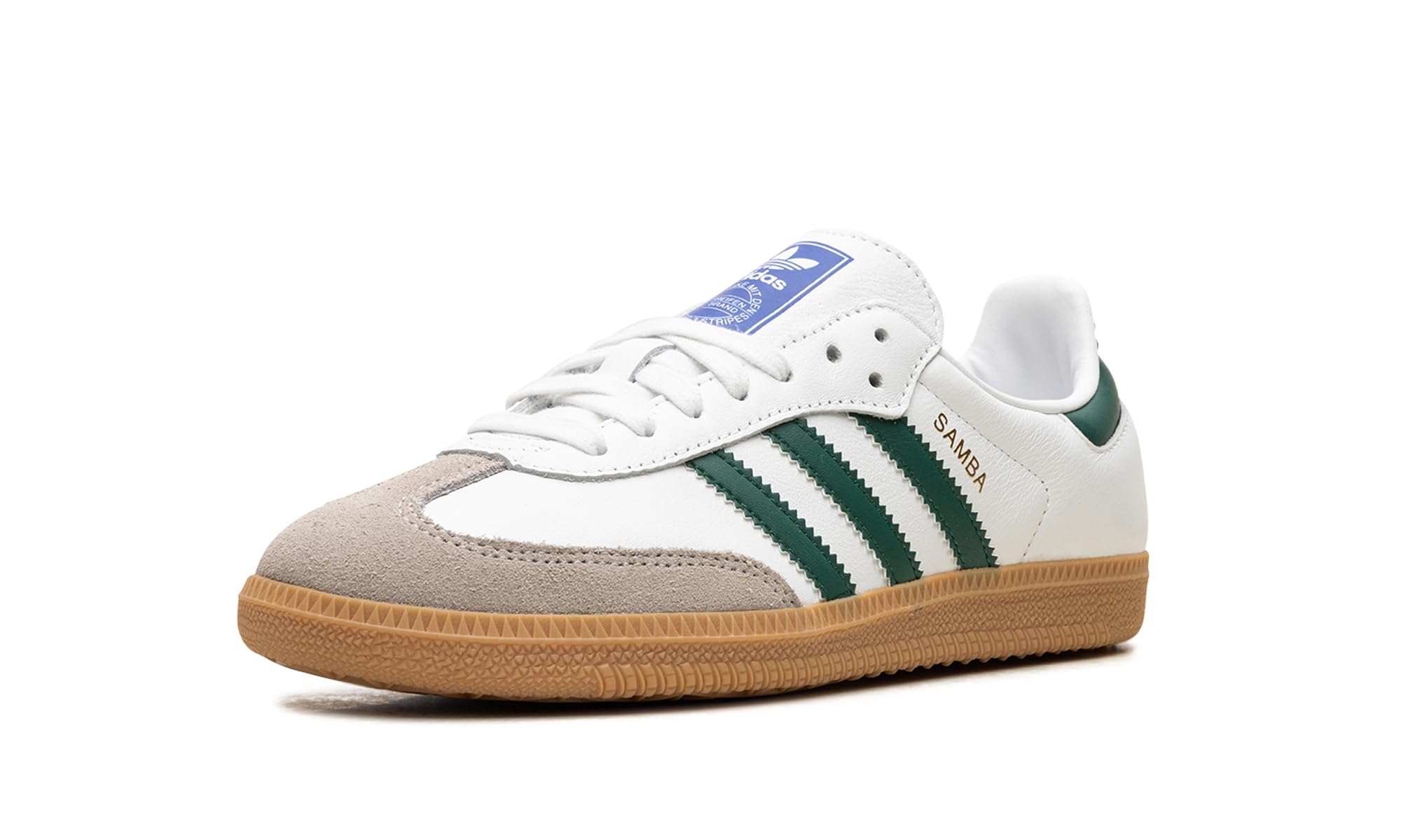 adidas Samba OG Men's Sneakers - Classic White & Black Leather Low-Top Shoes for Casual Wear, Street Style & Everyday Comfort