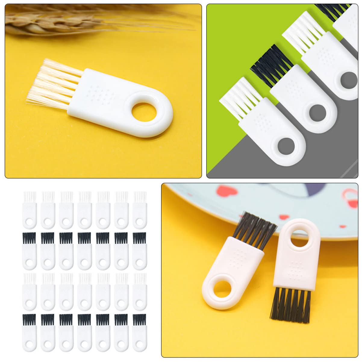 30-Piece Electric Razor Cleaning Brush Set - Reusable Face & Leg Shaver Cleaner, Keyboard & Computer Duster - Perfect for Grooming Kits, Electronics Maintenance & Personal Care Accessories