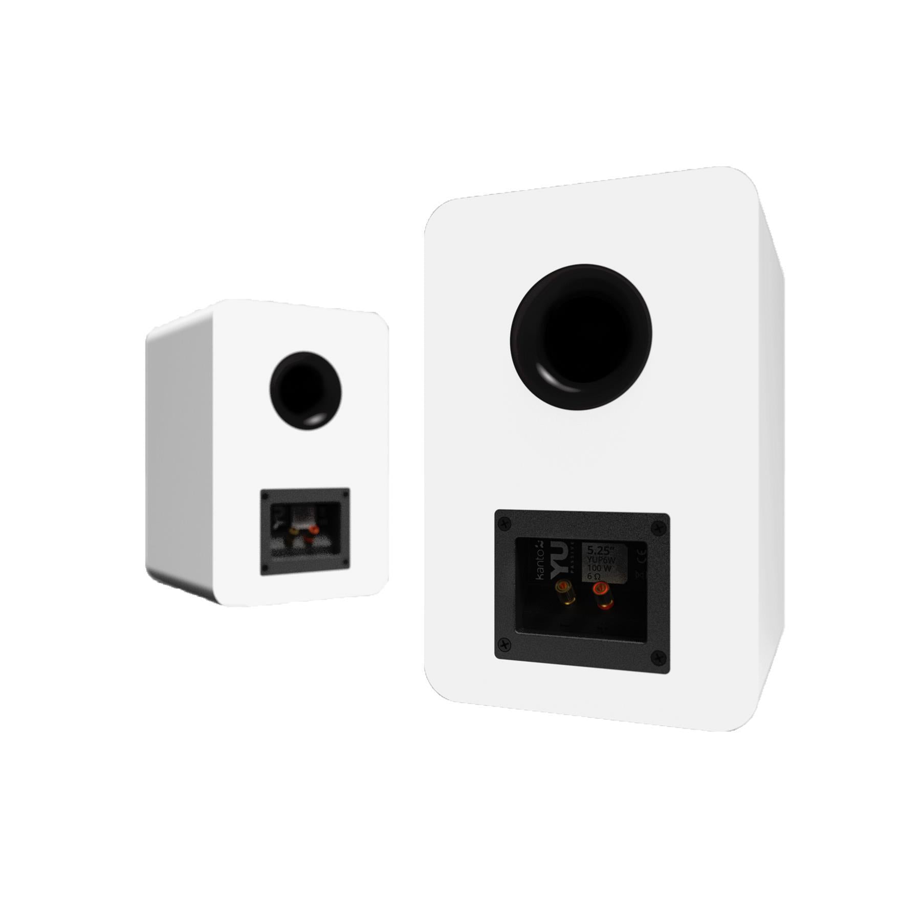 Kanto YUP6 Passive Bookshelf Speakers (Pair) - High-Quality Audio for Home Theater, Music & Gaming - Perfect for Living Rooms, Offices & Studios
