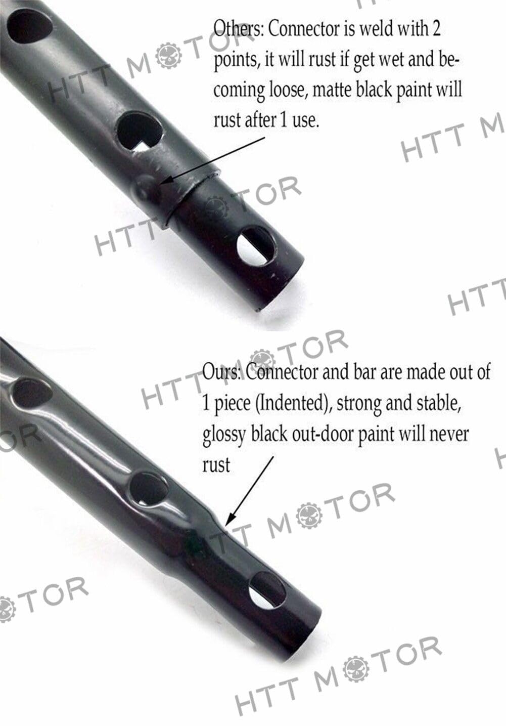 HTTMT Kayak-1 (1 Person) - Heavy Duty J-Bar Kayak Carrier for Canoe, Boat & Surf Ski - Universal Roof Top Mount for Car & SUV Crossbars - Perfect for Outdoor Adventures & Water Sports