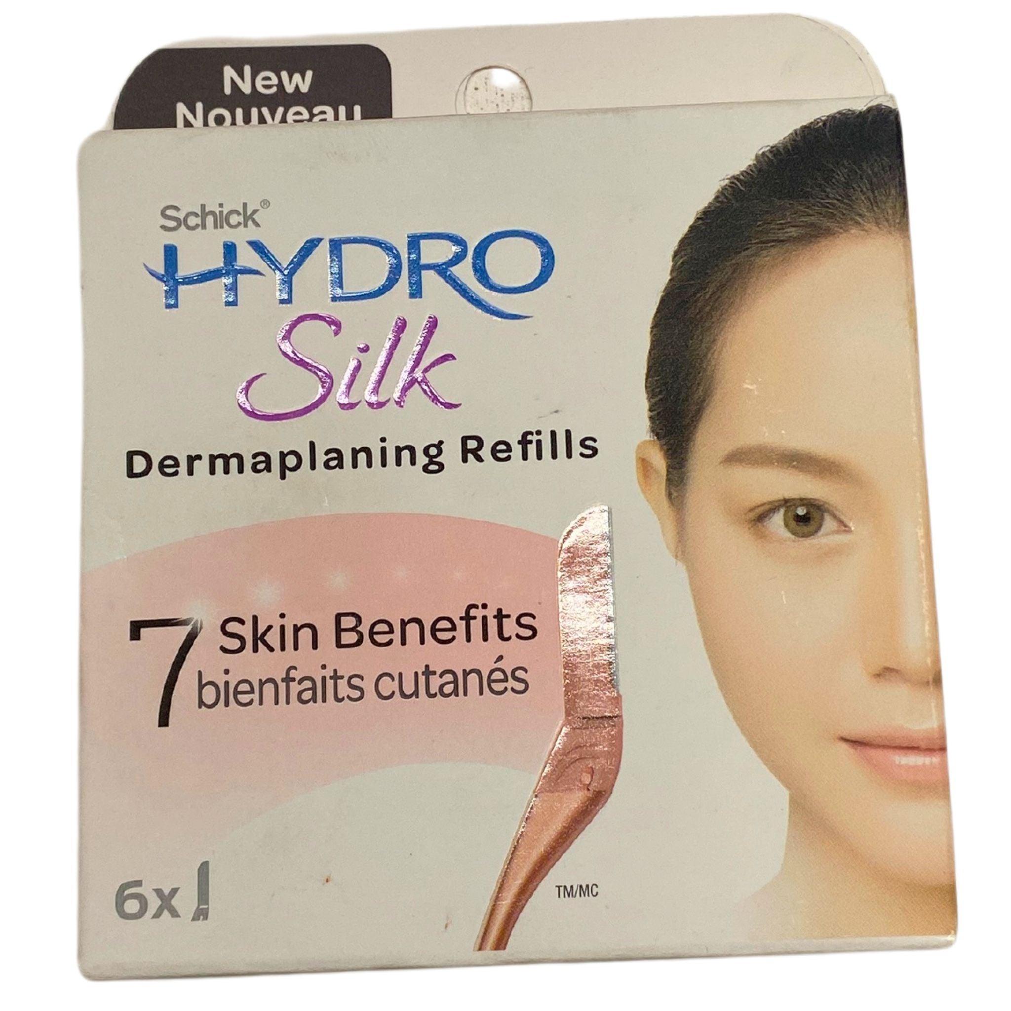Schick Hydro Silk Dermaplaning Refills - 7 Pack (45 Blades) | Precision Facial Hair Removal for Smooth Skin | Perfect for At-Home Dermaplaning & Skincare Routine