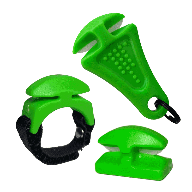 TRIPLE PLAY Fishing Line Cutter Multi Pack - 3 Pack Heavy Duty Braided Line Cutters for Saltwater & Freshwater Fishing - Perfect for Boat, Kayak, and Shore Fishing Accessories