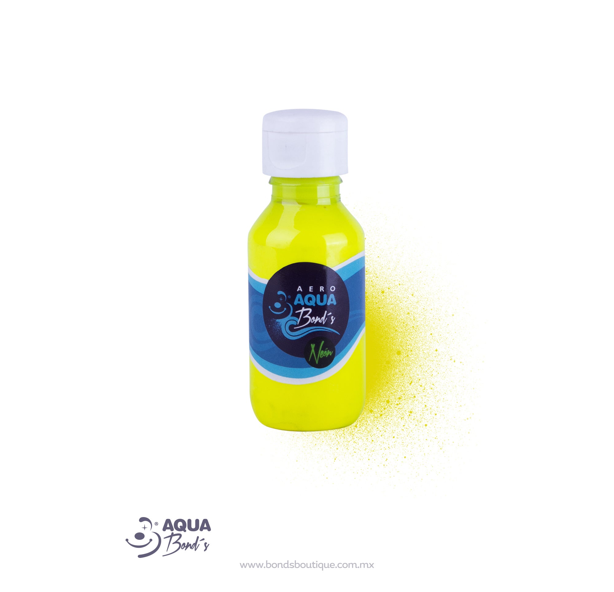 Aero Aqua Bonds Amarillo Neon 60 ML - High-Performance Waterproof Glue for DIY Crafts, Home Repairs & Outdoor Projects - Perfect for Bonding Plastic, Metal, Wood & More