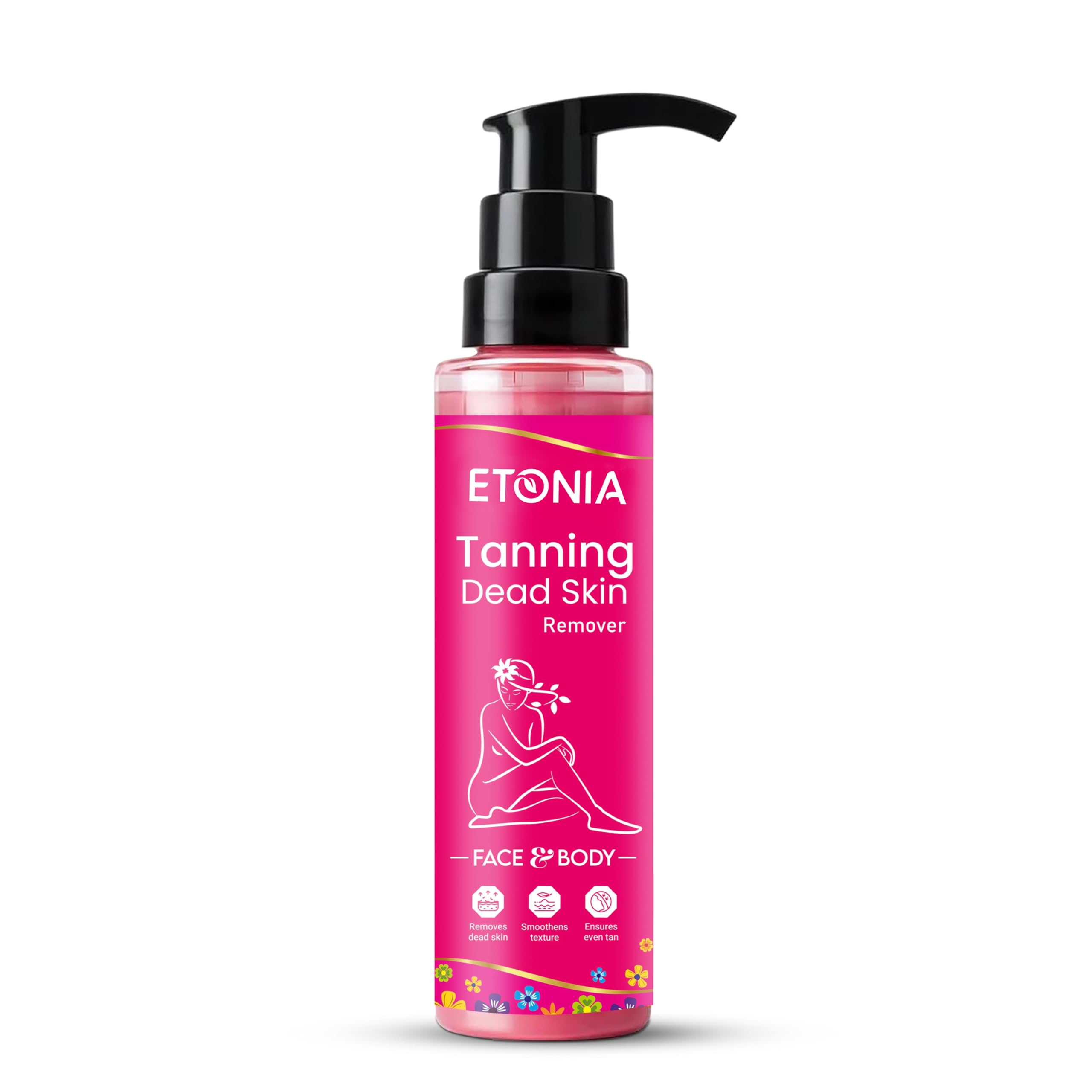 Original Exfoliating Tanning Dead Skin Remover Gel - Gentle Body Scrub for All Skin Types | Removes Excess Oil & Dead Cells | Perfect for Pre-Tan Prep & Post-Tan Care (1 Pack)