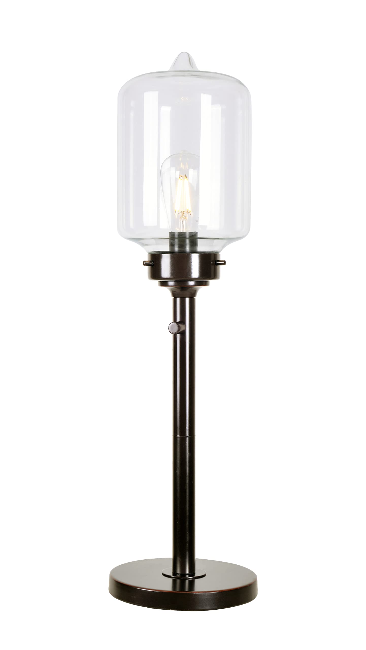 Kenroy Home 32407ORB Casey Table Lamp in Oil Rubbed Bronze - Elegant Bedside Lighting for Living Room, Bedroom & Office Decor