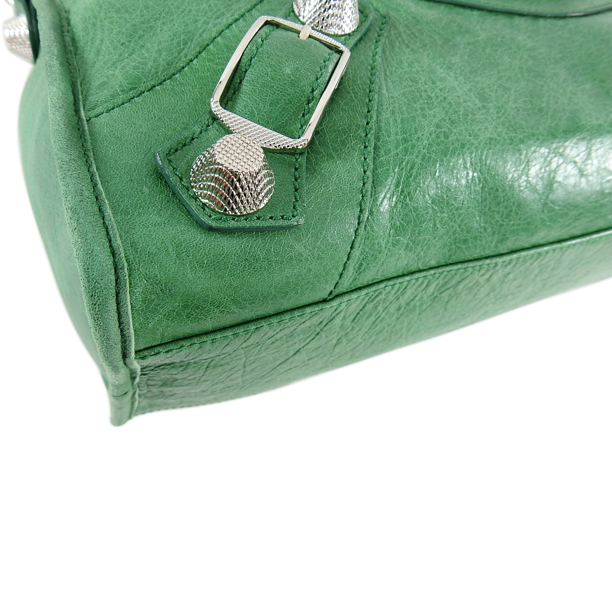 Balenciaga Green Motocross Giant 21 City Bag - Luxury Designer Handbag for Women, Perfect for Everyday Use, Travel & Fashion Accessories