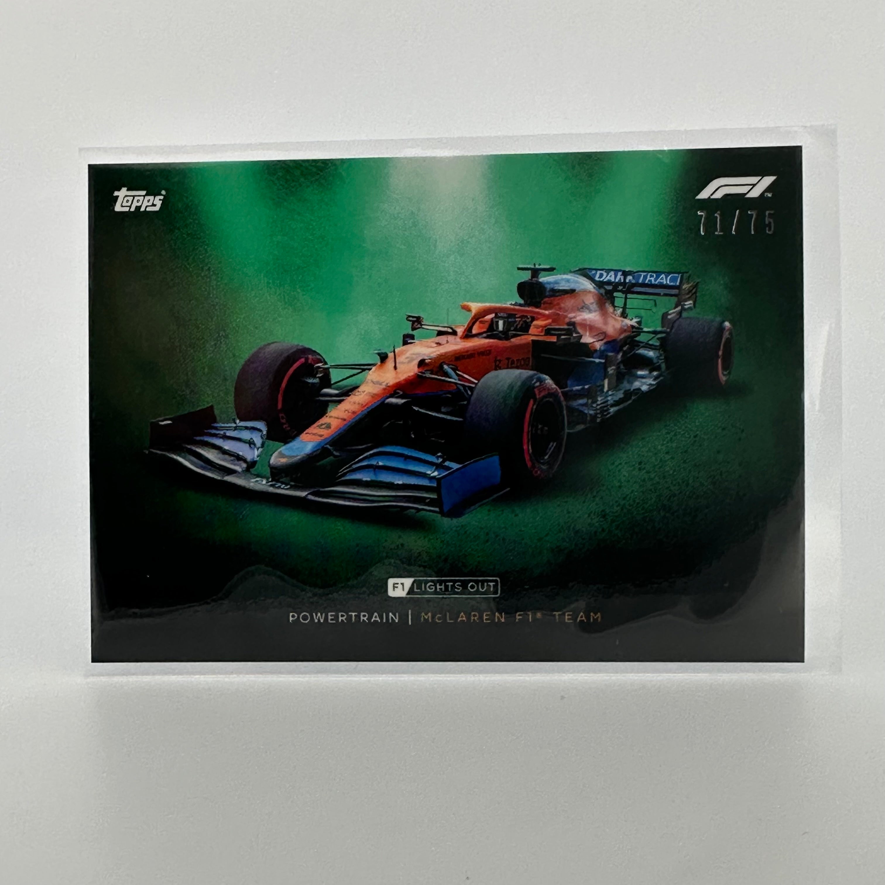 McLaren Powertrain Green Parallel Diecast Car Model 1:71/75 Scale - Collectible Racing Car for Display, Gifts, and Racing Enthusiasts