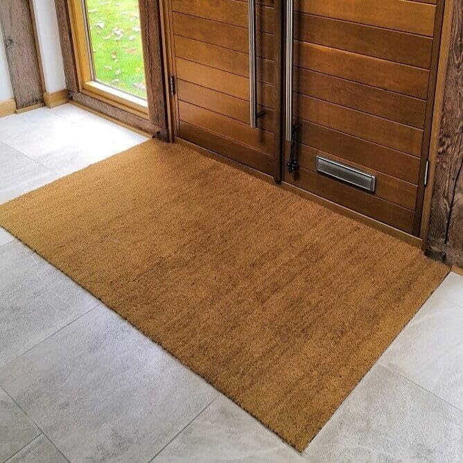 Premium Natural Fiber Cocoa Doormat - 3/4