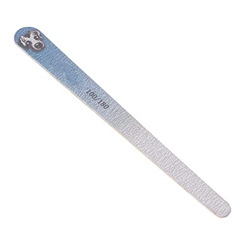 Professional Salon Nail File - 100/180 Grit Dual-Sided Manicure Tool for Nail Shaping & Smoothing - Perfect for Home, Salon & Travel Nail Care