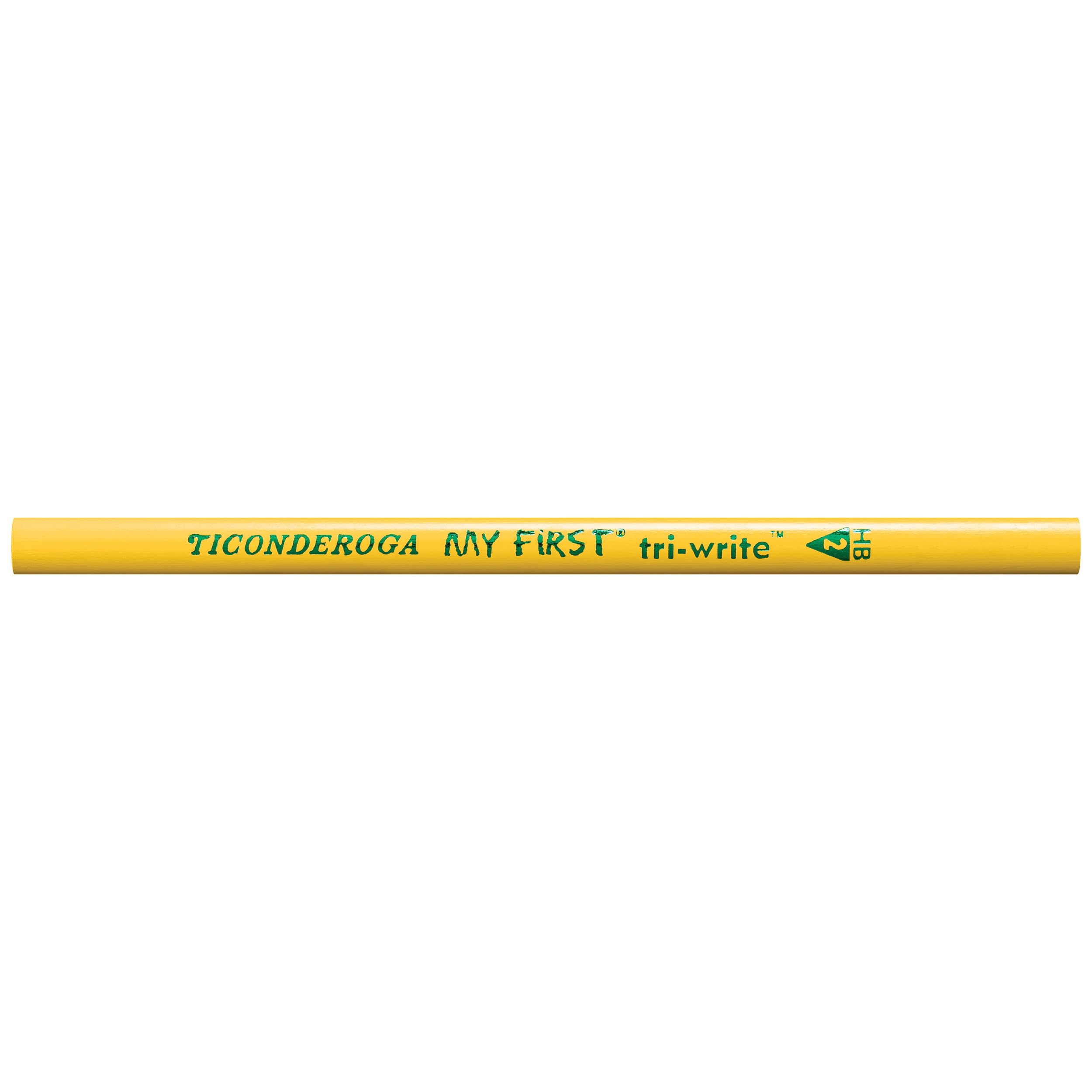 Ticonderoga Tri-Write Pencils, 2 HB Soft, 36 Count for Kids Writing & Drawing
