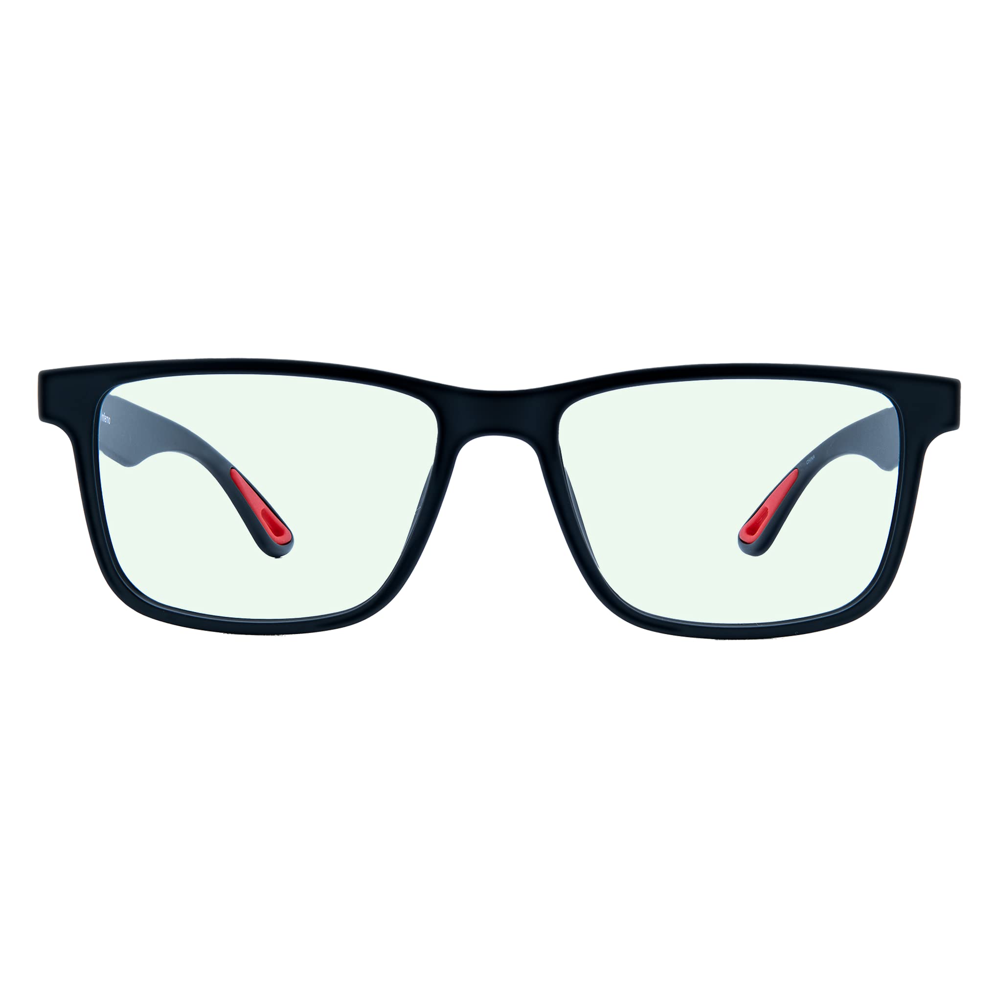 Gamer Advantage Blue Light Blocking Glasses - Lightweight & Stylish Gaming Eyewear with Anti-Blue Light Technology (Inferno Red) - Reduce Eye Strain for Gaming, Work & Screen Time