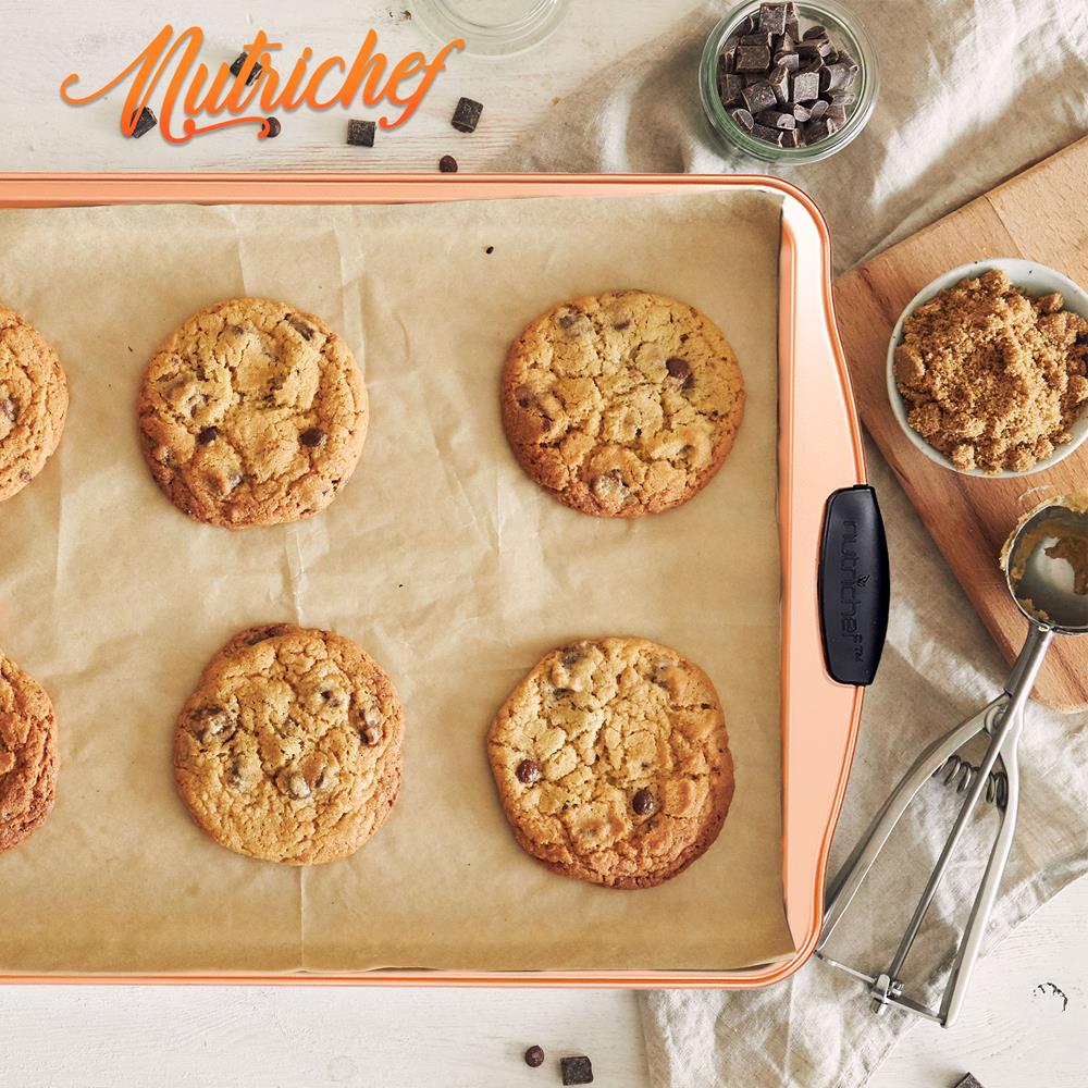 Non-Stick Medium Cookie Sheet - 12x16 Inch Baking Pan for Cookies, Pizza & Roasting - Perfect for Home Baking, Party Snacks & Meal Prep