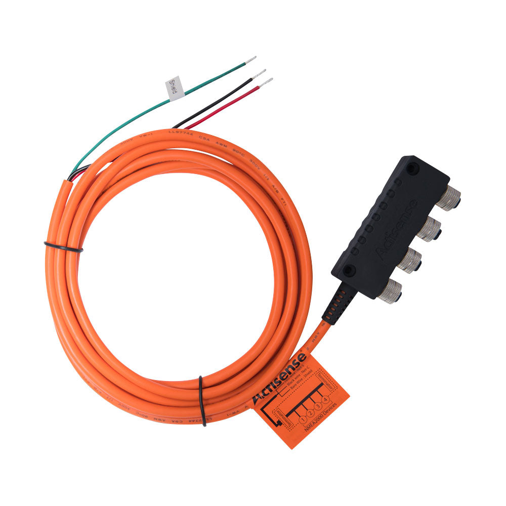 Actisense A2K SBN 1 NMEA 2000 4-Way Small Boat Network Kit - Marine Navigation System for Boats, Yachts & Sailboats - Perfect for GPS, Depth Finders & Engine Monitoring