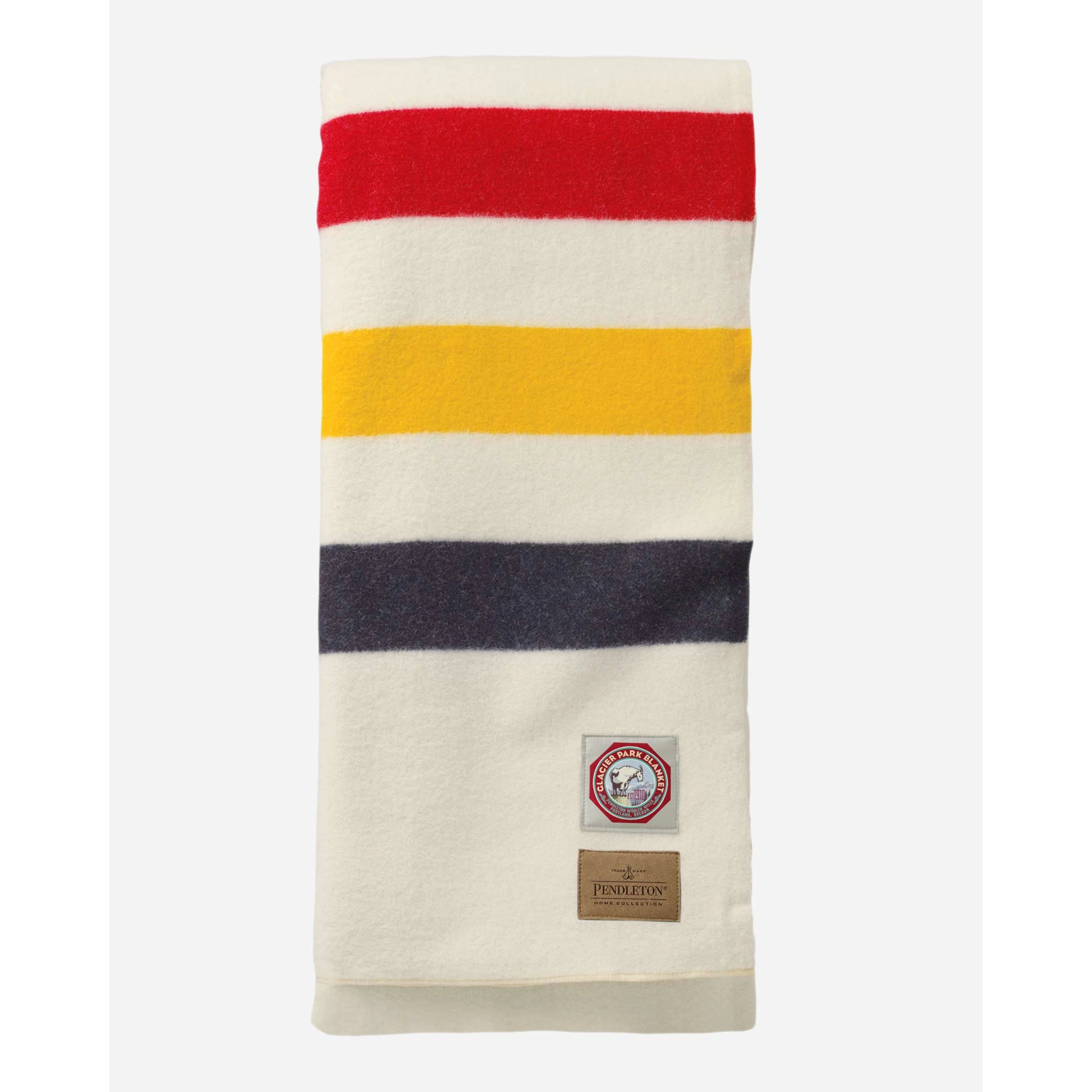 Pendleton Glacier National Park Wool Blanket - Warm & Durable Throw for Camping, Hiking & Cozy Home Decor