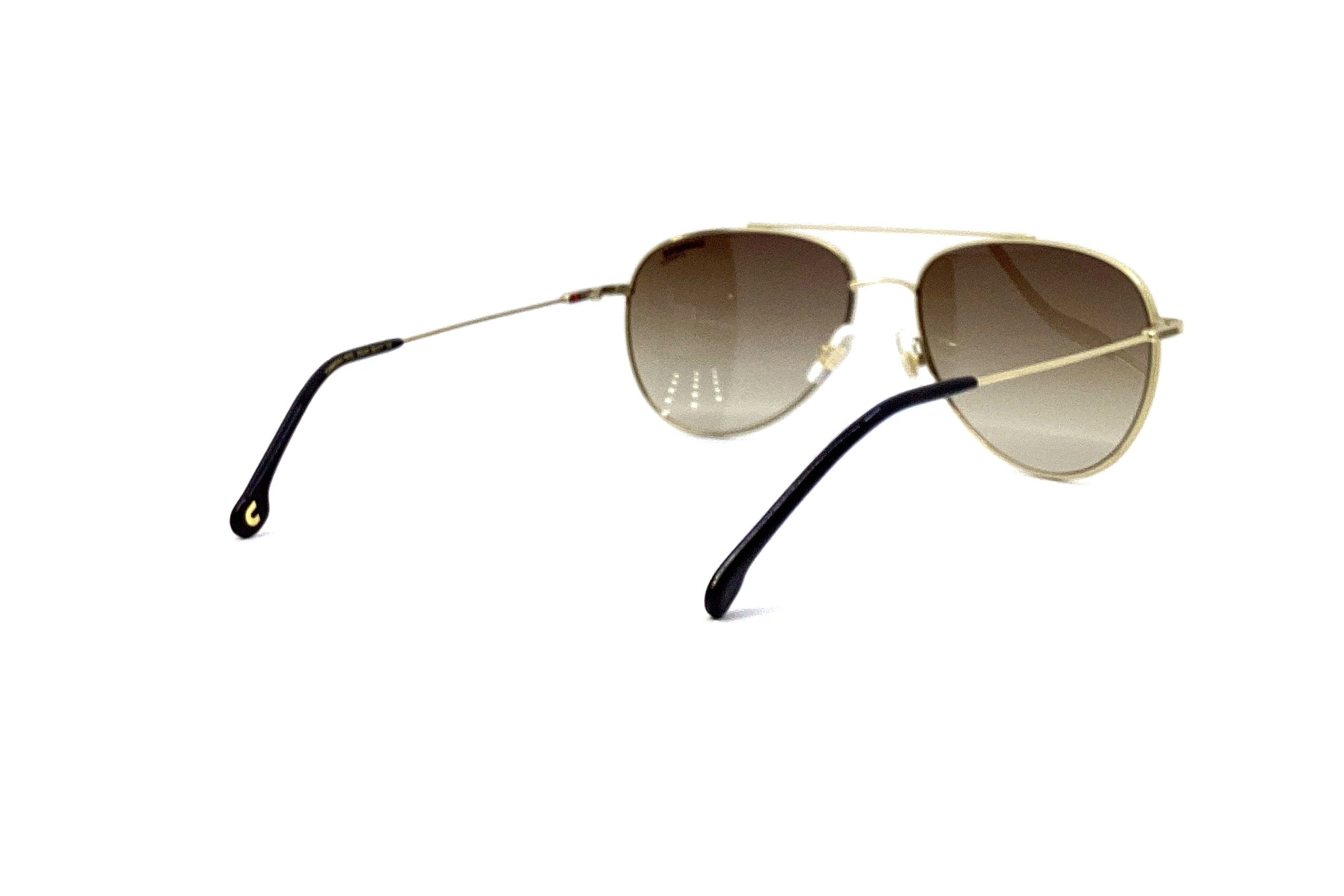 Carrera 187/S Sunglasses - Gold Aviator Style for Men & Women - UV Protection, Fashionable & Durable - Perfect for Driving, Travel & Outdoor Activities