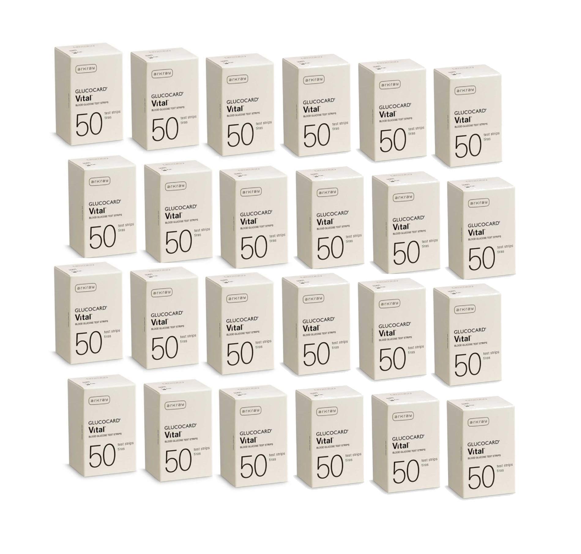 Arkray Glucocard Vital 1200 Blood Glucose Test Strips - 50 Count | Accurate Diabetes Testing Supplies | Home & Travel Use for Glucose Monitoring