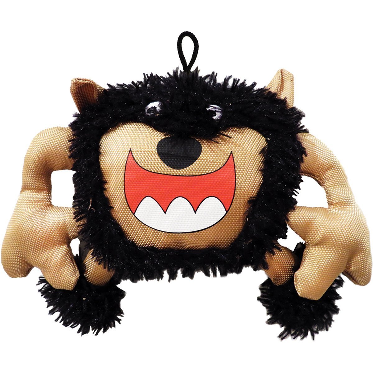 Scary Big Mouth Monster Dog Toy - 9 Inch Plush Squeaky Chew Toy for Large & Small Dogs - Fun Interactive Playtime for Pets