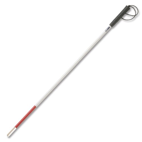 Ambutech Kiddie Fiberglass Rigid Cane - 26 Inch White Mobility Aid for Children | Perfect for School, Outdoor Activities & Daily Support