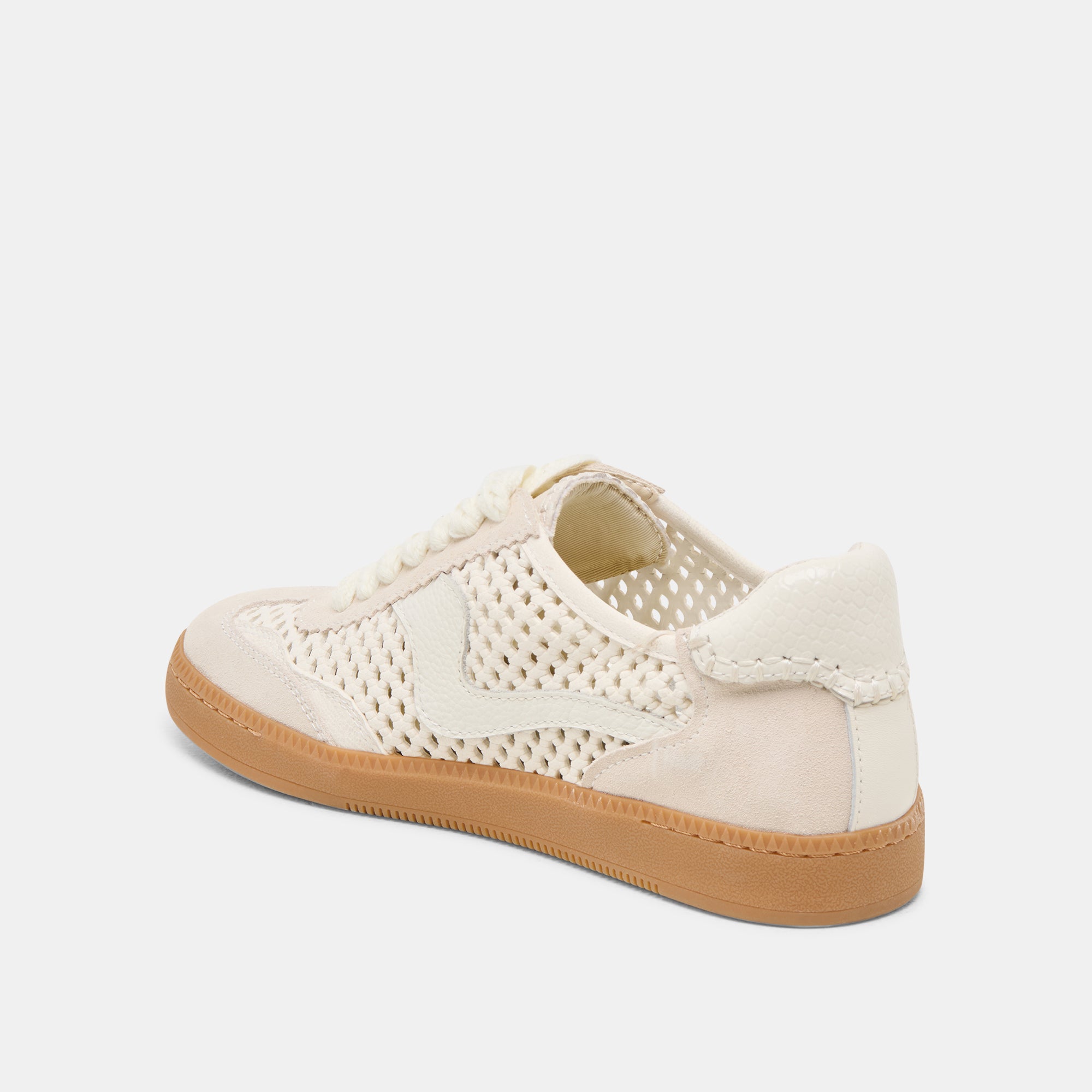 Notice Sneakers Ivory Perforated Nubuck - Stylish Comfortable Casual Shoes for Men & Women | Perfect for Walking, Running & Everyday Wear
