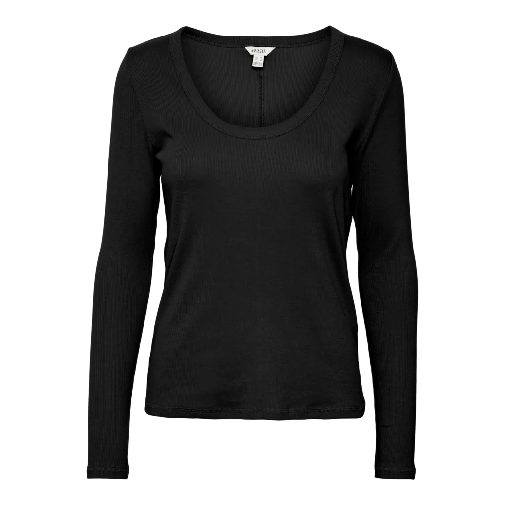 Vero Moda Women's Cotton Scoop Neck Basic T-Shirt - Soft Casual Tee for Everyday Wear, Layering & Outfit Styling