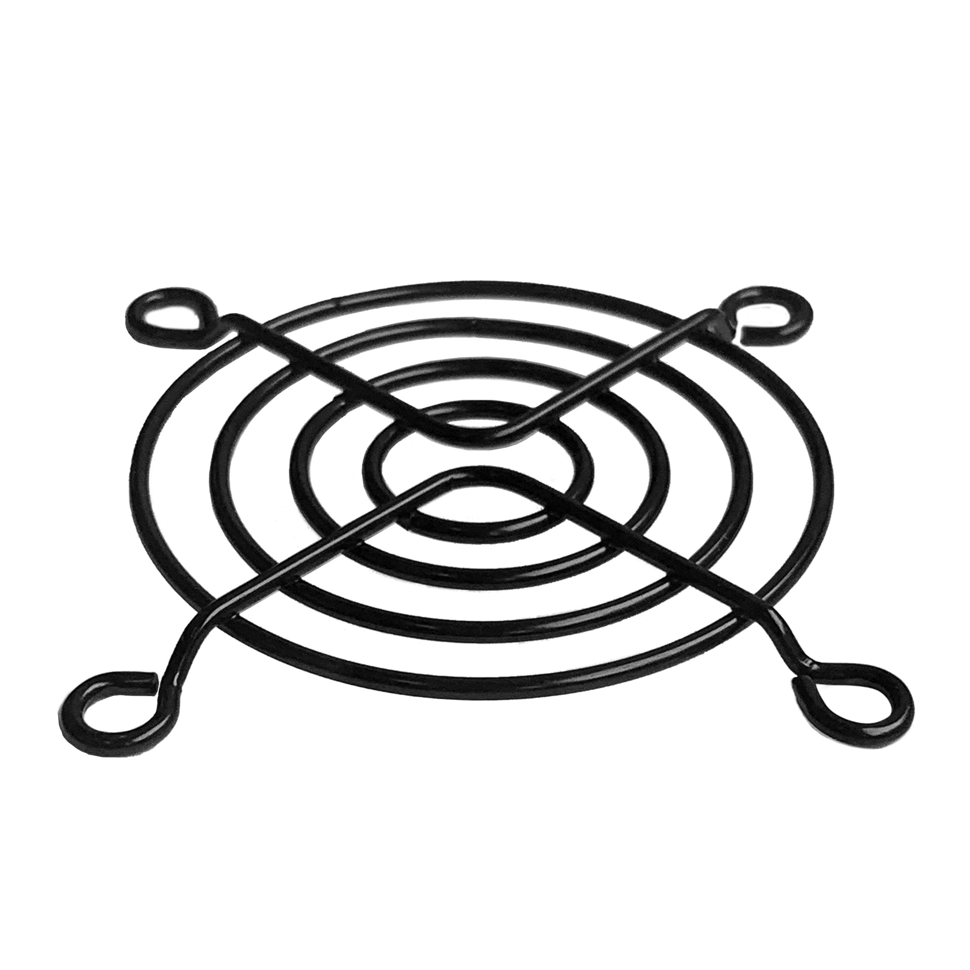 80mm Black Fan Grill (10 Pack) - Premium PC Case Cooling Mesh for Computer Builds & DIY Projects - Perfect for Gaming Rigs, Servers & Workstations