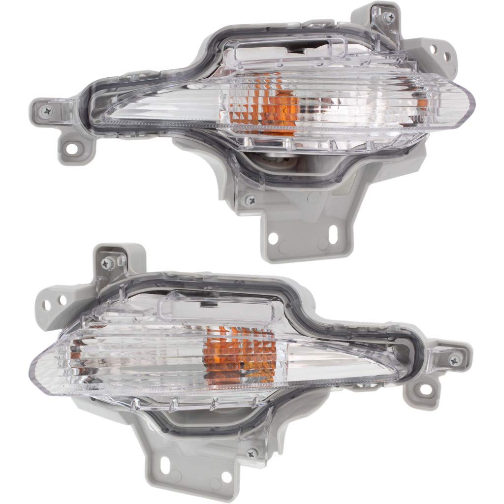 2017-2018 Mazda 3 LED Turn Signal Lights Pair - DOT Certified Replacement for MA2530121 MA2531121 - Compatible with Hatchback & Sedan Models - Perfect for Night Driving and Enhanced Visibility