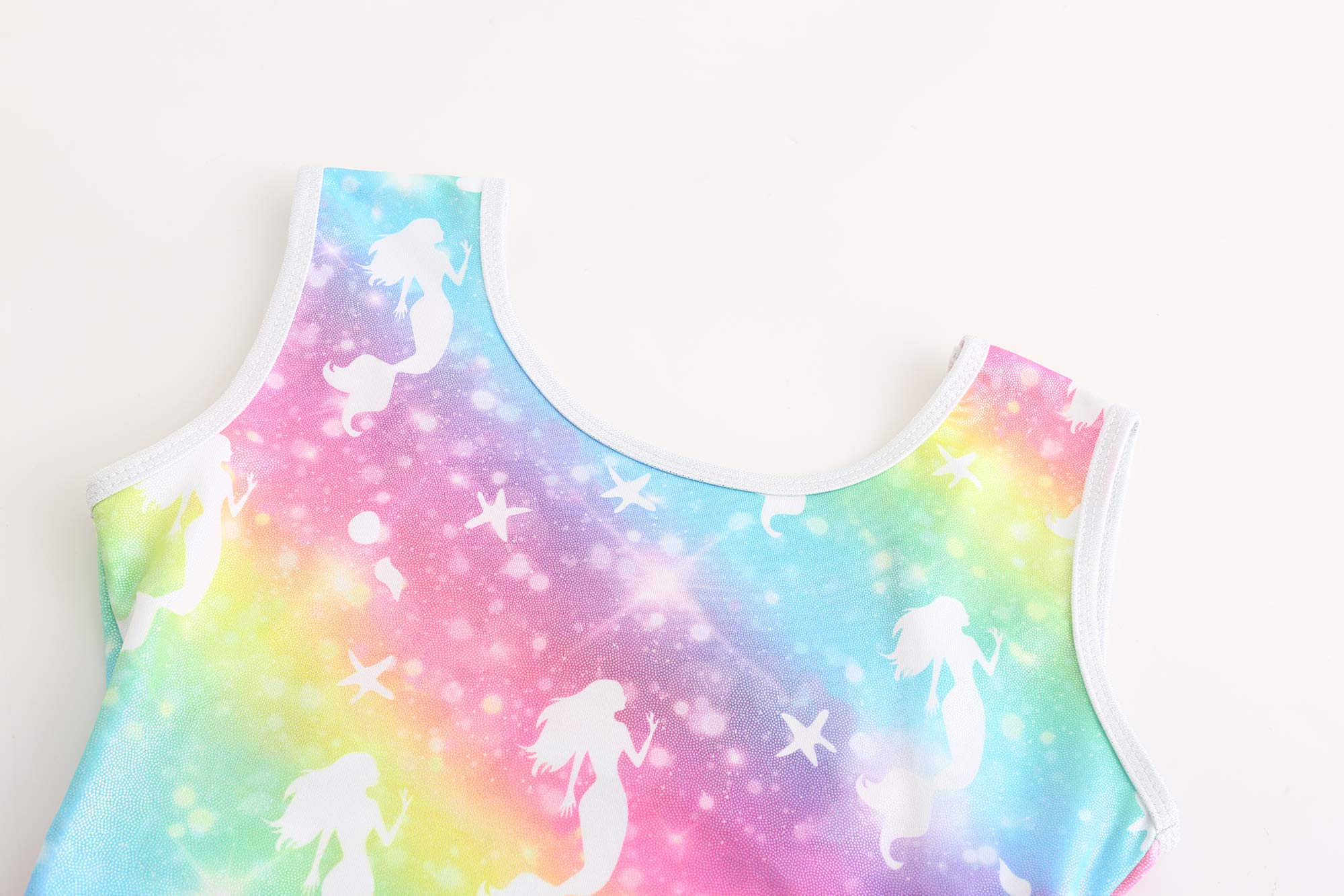 Kql Starry Girls Gymnastics Leotards for Ballet & Dance Training 5-14 Years - Sparkly Performance Costumes for Recitals & Competitions