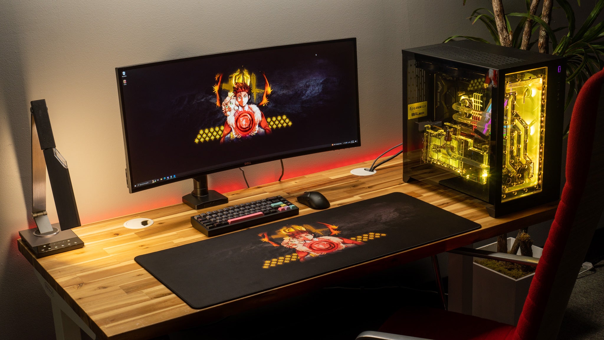 King Kingdom Auric Content Creator Gaming Mouse Pad - Large Non-Slip Desk Mat for PC, Mac, Streaming & Esports - Perfect for Gaming Setups, Office Work & Professional Content Creation